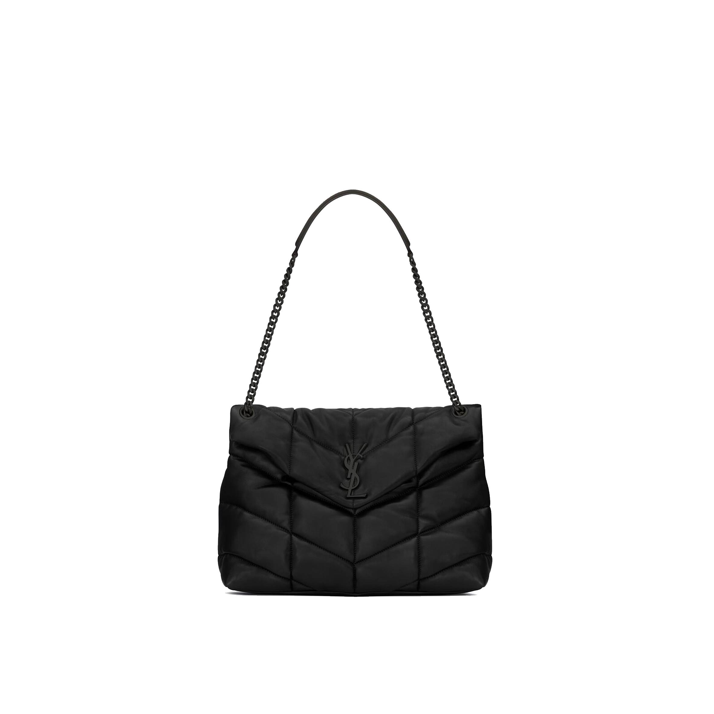 YSL PUFFER MEDIUM CHAIN BAG IN QUILTED LAMBSKIN 5774751EL081000 (35*23*13.5cm) YSL PUFFER MEDIUM CHAIN BAG IN QUILTED LAMBSKIN 5774751EL081000 (35*23*13.5cm)