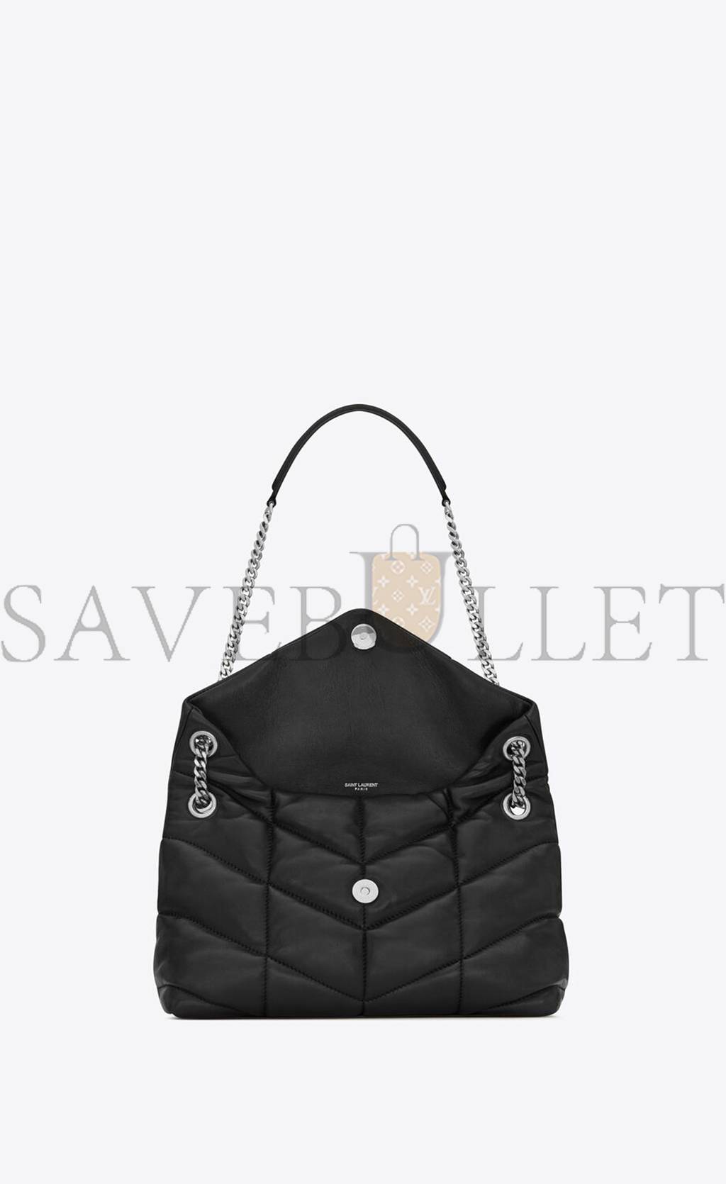 YSL PUFFER SMALL CHAIN BAG IN QUILTED LAMBSKIN 5774761EL001000 (29*17*11cm) YSL PUFFER SMALL CHAIN BAG IN QUILTED LAMBSKIN 5774761EL001000 (29*17*11cm)