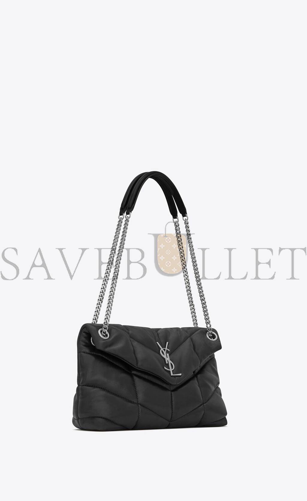 YSL PUFFER SMALL CHAIN BAG IN QUILTED LAMBSKIN 5774761EL001000 (29*17*11cm) YSL PUFFER SMALL CHAIN BAG IN QUILTED LAMBSKIN 5774761EL001000 (29*17*11cm)