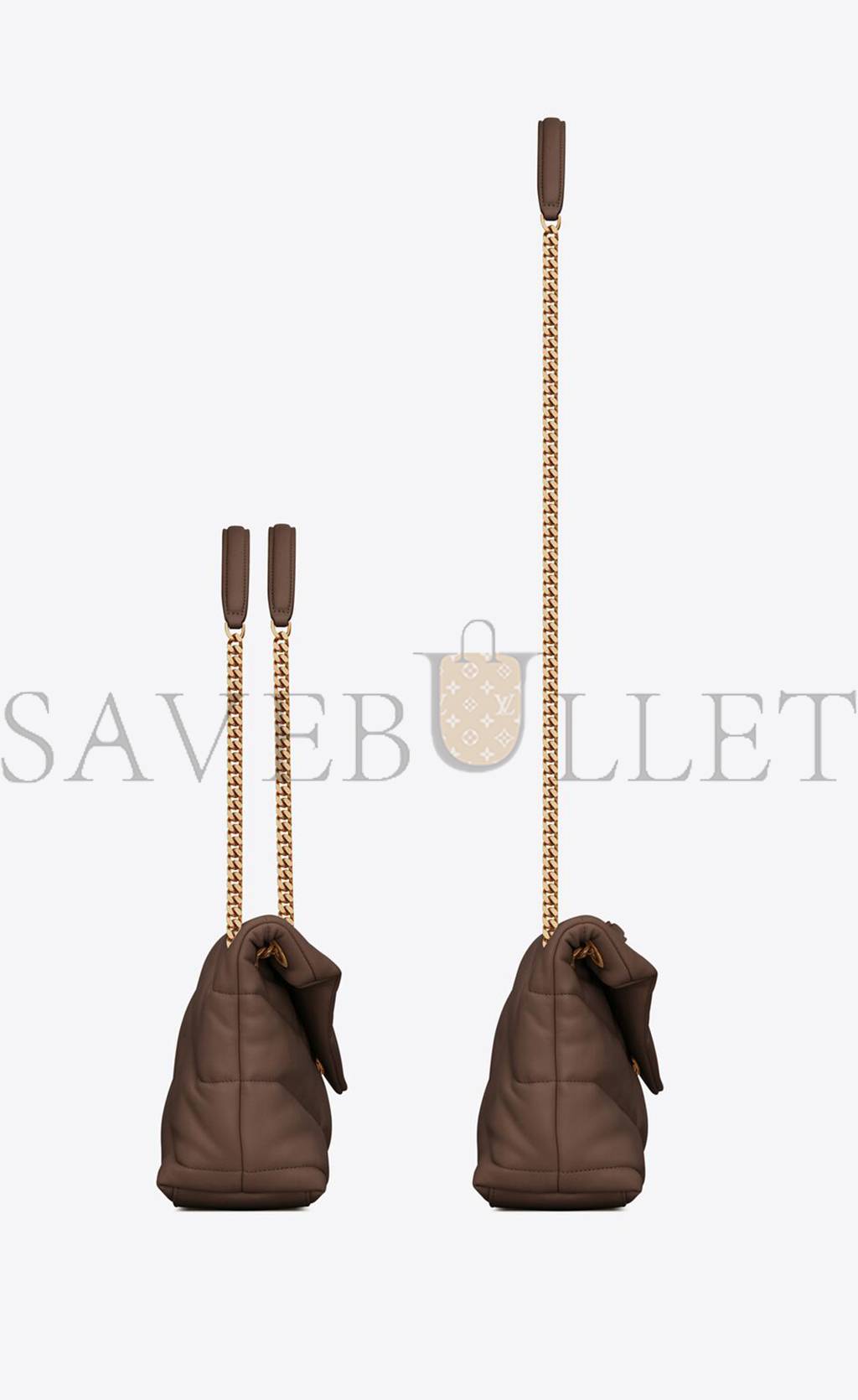 YSL PUFFER SMALL CHAIN BAG IN QUILTED LAMBSKIN 5774761EL072851 (29*17*11cm) YSL PUFFER SMALL CHAIN BAG IN QUILTED LAMBSKIN 5774761EL072851 (29*17*11cm)