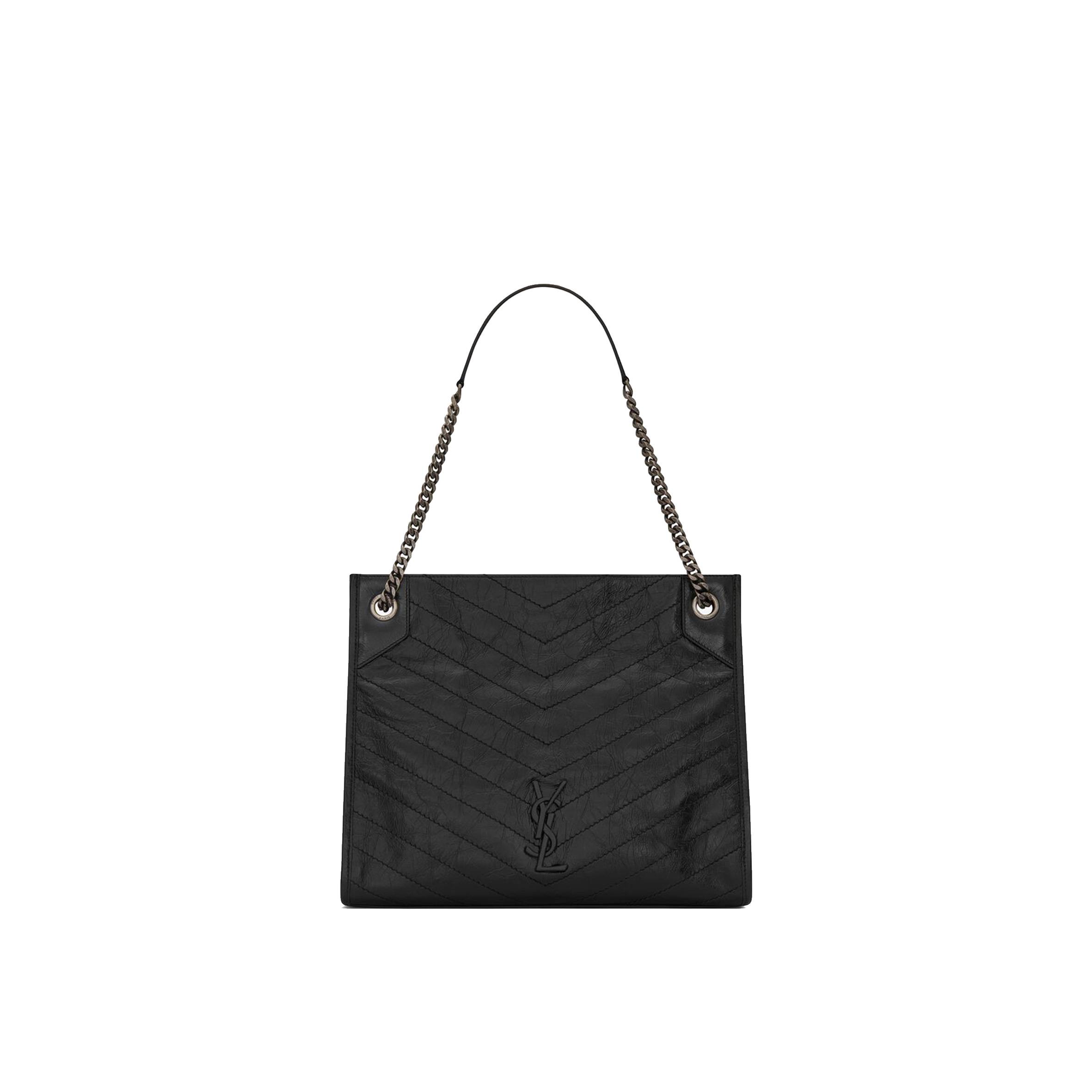 YSL NIKI MEDIUM SHOPPING BAG IN CRINKLED VINTAGE LEATHER 5779990EN041000 (33*27*11.5cm) YSL NIKI MEDIUM SHOPPING BAG IN CRINKLED VINTAGE LEATHER 5779990EN041000 (33*27*11.5cm)