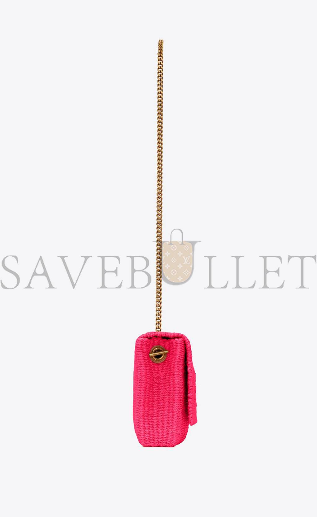 YSL KATE MEDIUM SUPPLE CHAIN BAG IN RAFFIA 580065FABK35688 (28.5*20*6cm) YSL KATE MEDIUM SUPPLE CHAIN BAG IN RAFFIA 580065FABK35688 (28.5*20*6cm)