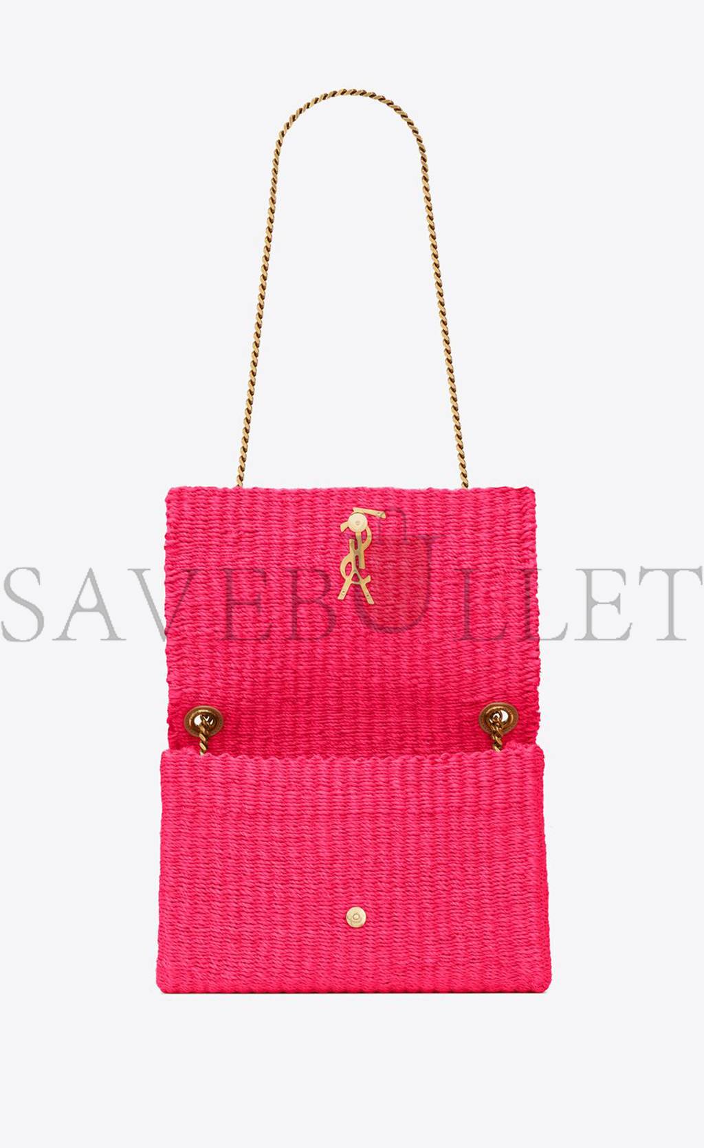 YSL KATE MEDIUM SUPPLE CHAIN BAG IN RAFFIA 580065FABK35688 (28.5*20*6cm) YSL KATE MEDIUM SUPPLE CHAIN BAG IN RAFFIA 580065FABK35688 (28.5*20*6cm)