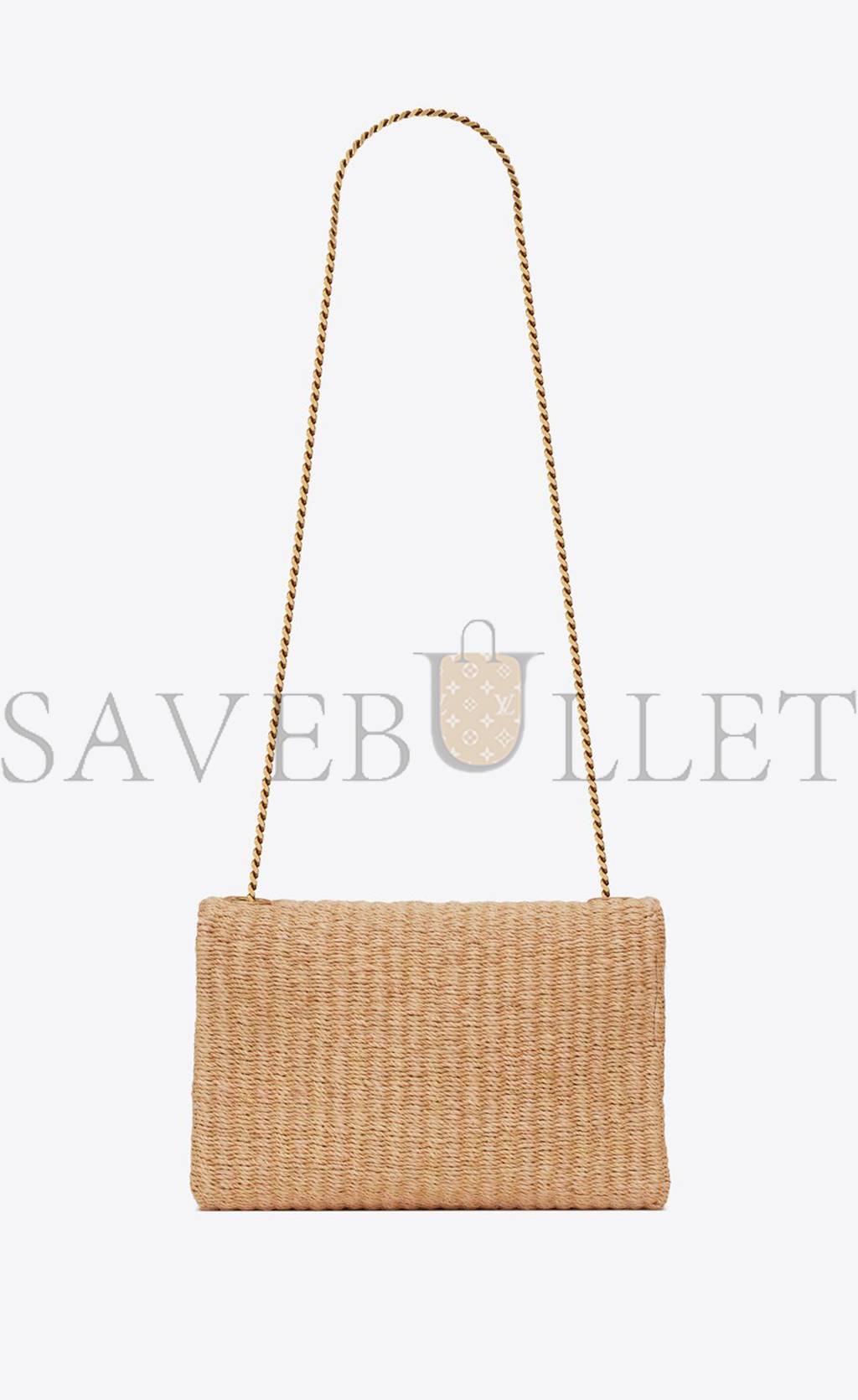 YSL KATE MEDIUM SUPPLE CHAIN BAG IN RAFFIA 580065FABK39551 (28.5*20*6cm) YSL KATE MEDIUM SUPPLE CHAIN BAG IN RAFFIA 580065FABK39551 (28.5*20*6cm)