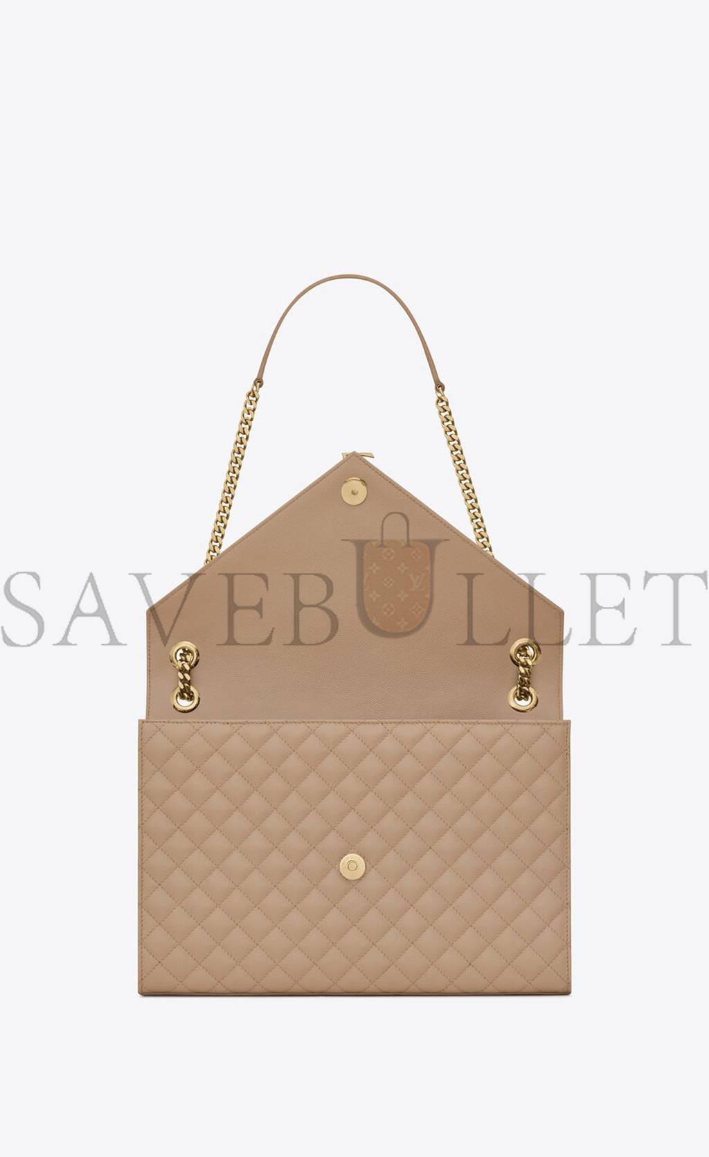 YSL ENVELOPE LARGE BAG IN MIX MATELASSÉ GRAIN DE POUDRE EMBOSSED LEATHER 600166BOW912721 (31*22*7.5cm) YSL ENVELOPE LARGE BAG IN MIX MATELASSÉ GRAIN DE POUDRE EMBOSSED LEATHER 600166BOW912721 (31*22*7.5cm)