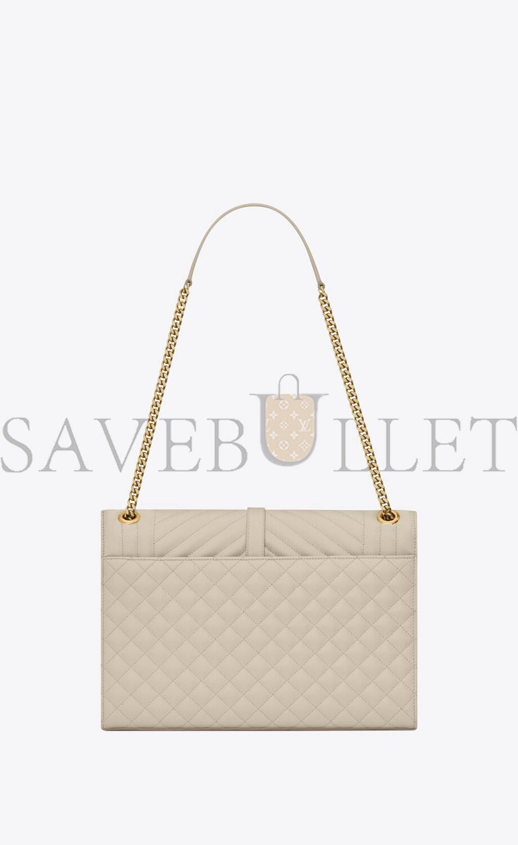YSL ENVELOPE LARGE BAG IN MIX MATELASSÉ GRAIN DE POUDRE EMBOSSED LEATHER 600166BOW919207 (31*22*7.5cm) YSL ENVELOPE LARGE BAG IN MIX MATELASSÉ GRAIN DE POUDRE EMBOSSED LEATHER 600166BOW919207 (31*22*7.5cm)