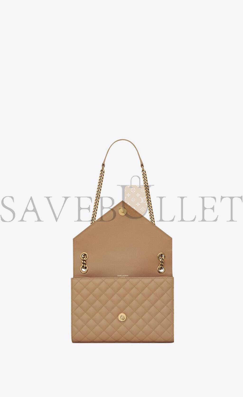 YSL ENVELOPE MEDIUM CHAIN BAG IN MIX MATELASSÉ GRAIN DE POUDRE EMBOSSED LEATHER 600185BOW912346 (24*17.5*6cm) YSL ENVELOPE MEDIUM CHAIN BAG IN MIX MATELASSÉ GRAIN DE POUDRE EMBOSSED LEATHER 600185BOW912346 (24*17.5*6cm)