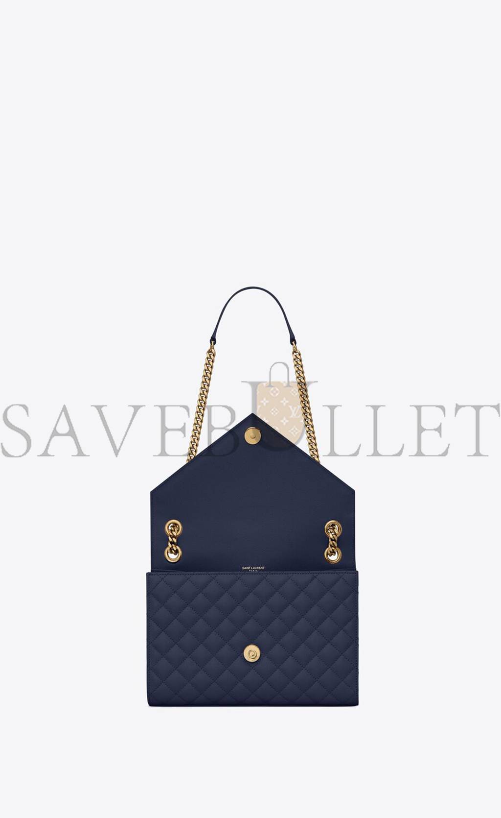 YSL ENVELOPE MEDIUM CHAIN BAG IN MIX MATELASSÉ GRAIN DE POUDRE EMBOSSED LEATHER 600185BOW914147 (24*17.5*6cm) YSL ENVELOPE MEDIUM CHAIN BAG IN MIX MATELASSÉ GRAIN DE POUDRE EMBOSSED LEATHER 600185BOW914147 (24*17.5*6cm)