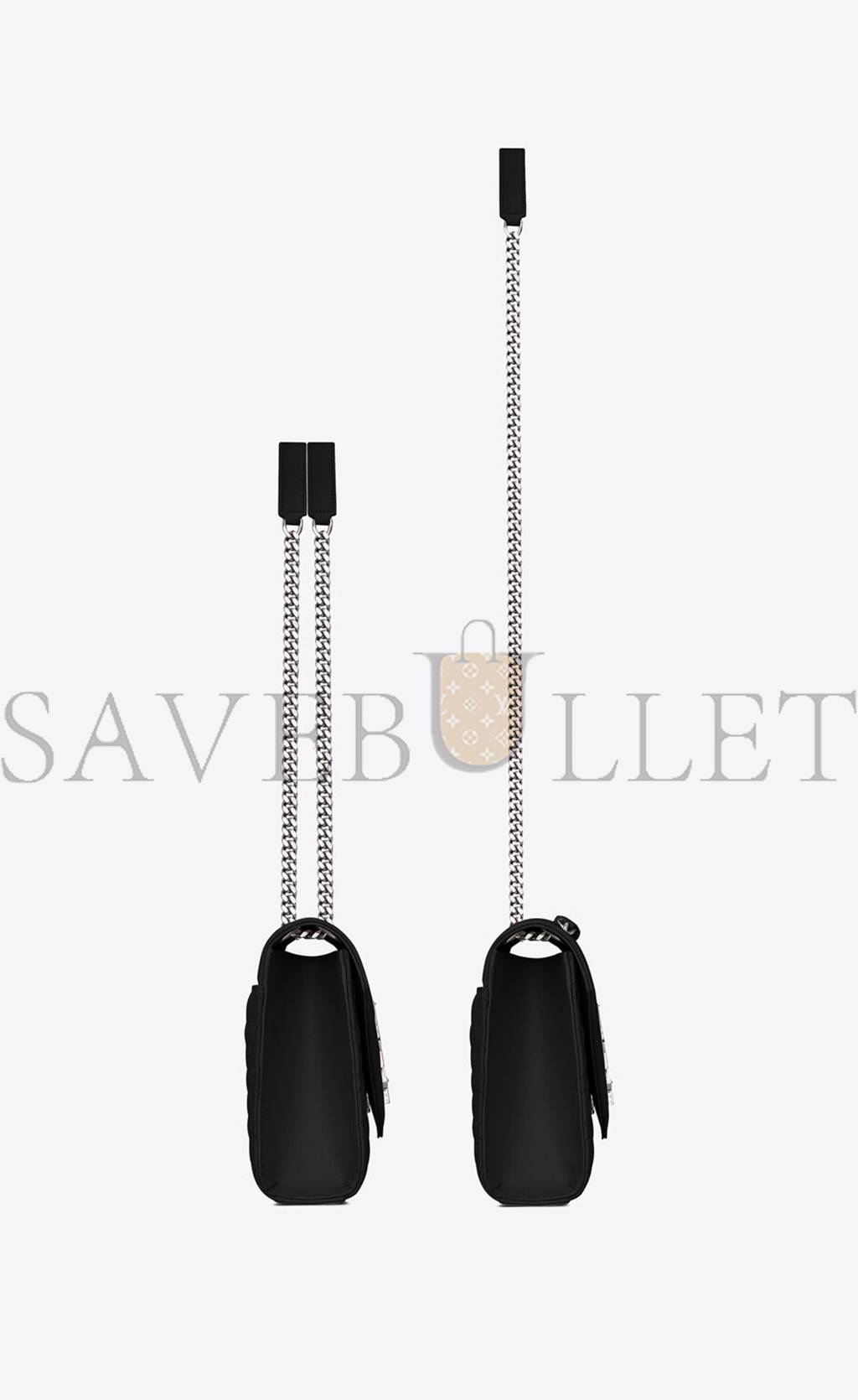 YSL ENVELOPE MEDIUM CHAIN BAG IN MIX MATELASSÉ GRAIN DE POUDRE EMBOSSED LEATHER 600185BOW921000 (24*17.5*6cm) YSL ENVELOPE MEDIUM CHAIN BAG IN MIX MATELASSÉ GRAIN DE POUDRE EMBOSSED LEATHER 600185BOW921000 (24*17.5*6cm)