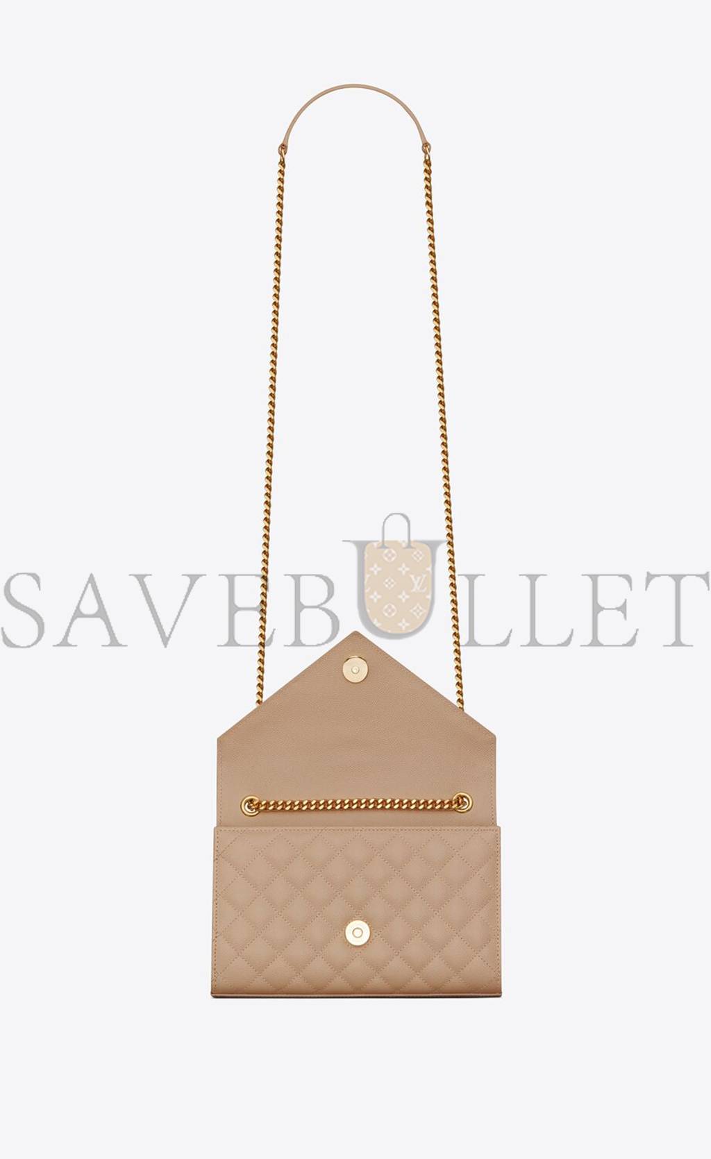 YSL ENVELOPE SMALL BAG IN MIX MATELASSÉ GRAIN DE POUDRE EMBOSSED LEATHER 600195BOW912721 (21*13*6cm) YSL ENVELOPE SMALL BAG IN MIX MATELASSÉ GRAIN DE POUDRE EMBOSSED LEATHER 600195BOW912721 (21*13*6cm)