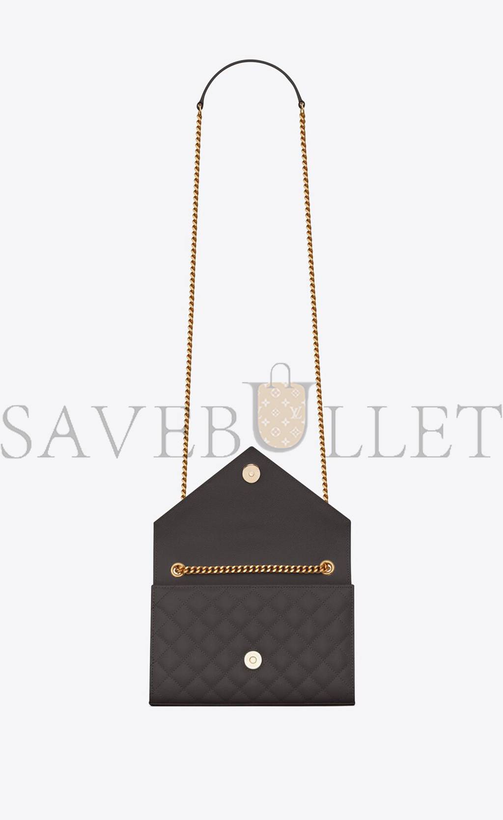 YSL ENVELOPE SMALL BAG IN MIX MATELASSÉ GRAIN DE POUDRE EMBOSSED LEATHER 600195BOW971112 (21*13*6cm) YSL ENVELOPE SMALL BAG IN MIX MATELASSÉ GRAIN DE POUDRE EMBOSSED LEATHER 600195BOW971112 (21*13*6cm)