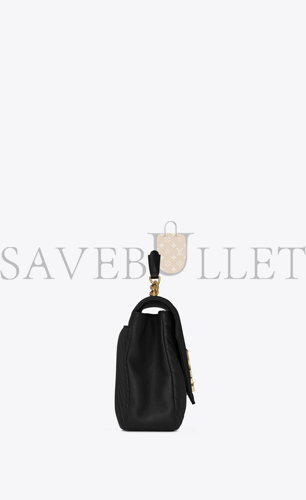 YSL COLLEGE LARGE CHAIN BAG IN QUILTED LEATHER 600278BRM071000 (32*20*8.5cm) YSL COLLEGE LARGE CHAIN BAG IN QUILTED LEATHER 600278BRM071000 (32*20*8.5cm)