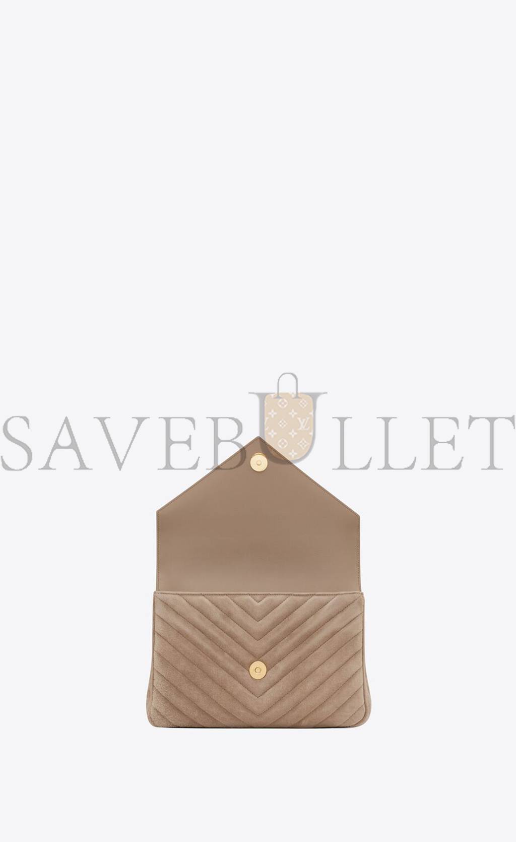 YSL COLLEGE MEDIUM CHAIN BAG IN QUILTED SUEDE 6002791U8072346 (24*17*6.5cm) YSL COLLEGE MEDIUM CHAIN BAG IN QUILTED SUEDE 6002791U8072346 (24*17*6.5cm)
