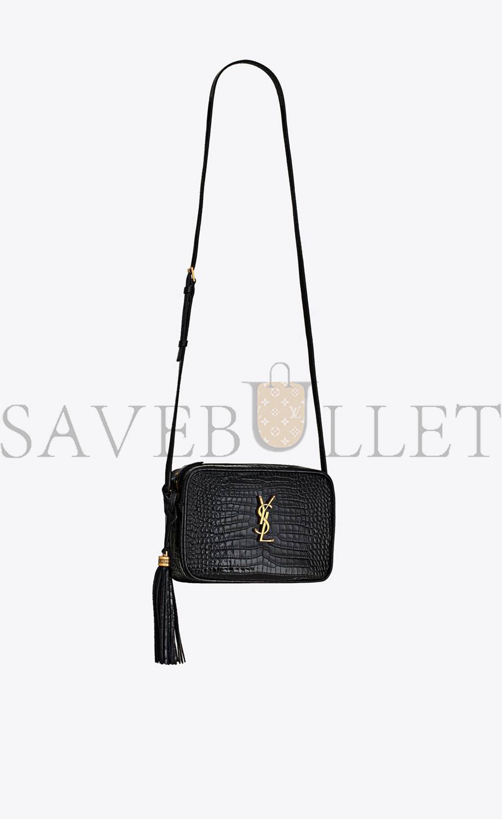 YSL LOU CAMERA BAG IN CROCODILE-EMBOSSED SHINY LEATHER 612542DND0W1000 (23*16*6cm) YSL LOU CAMERA BAG IN CROCODILE-EMBOSSED SHINY LEATHER 612542DND0W1000 (23*16*6cm)