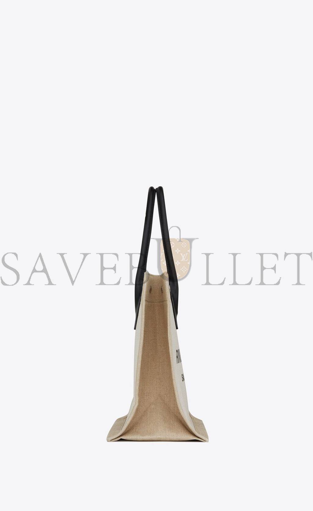 YSL RIVE GAUCHE SMALL TOTE BAG IN LINEN AND LEATHER 617481FAABR9054 (39*31*18cm) YSL RIVE GAUCHE SMALL TOTE BAG IN LINEN AND LEATHER 617481FAABR9054 (39*31*18cm)