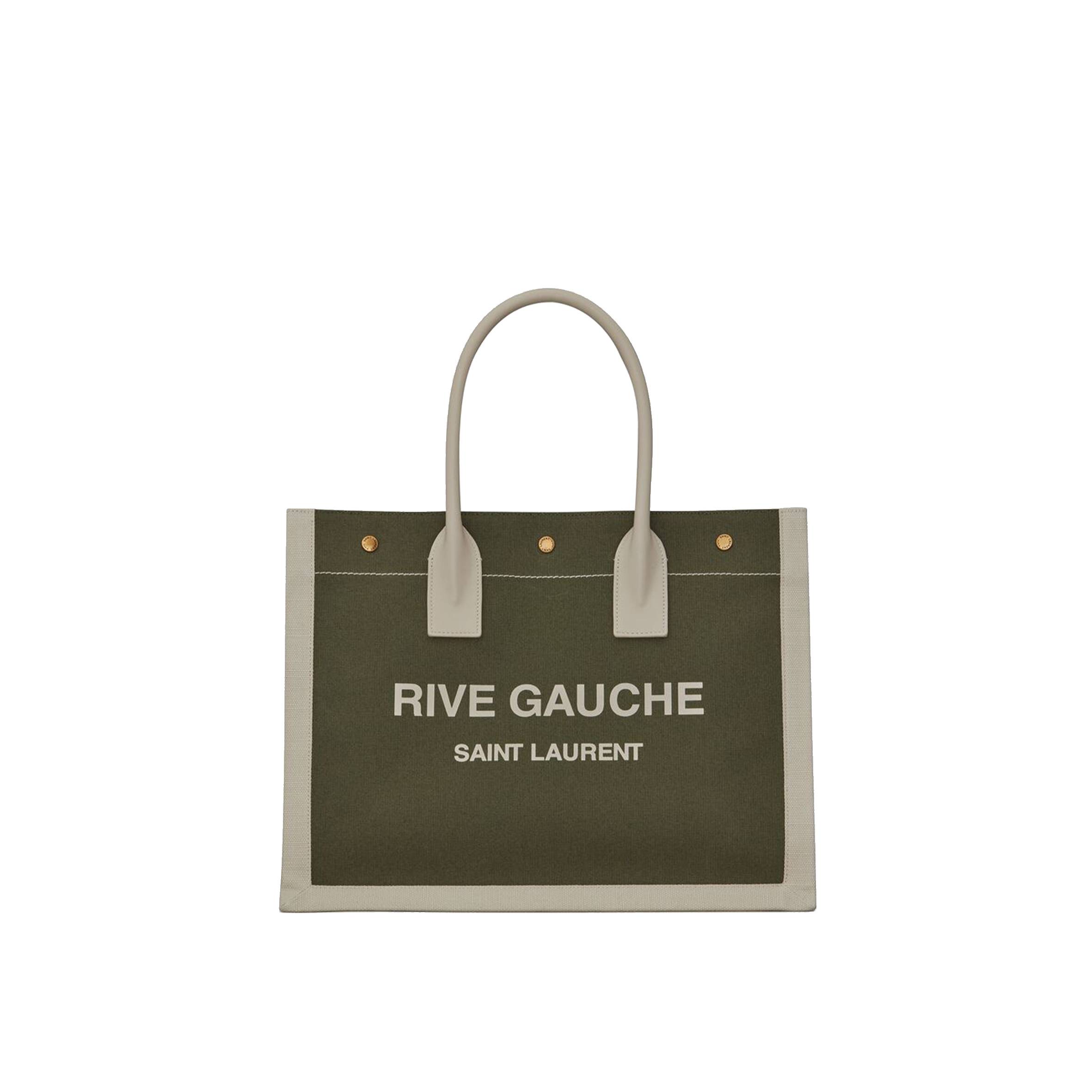 YSL RIVE GAUCHE SMALL TOTE BAG IN LINEN AND LEATHER 617481FAADI3281 (39*31*18cm) YSL RIVE GAUCHE SMALL TOTE BAG IN LINEN AND LEATHER 617481FAADI3281 (39*31*18cm)