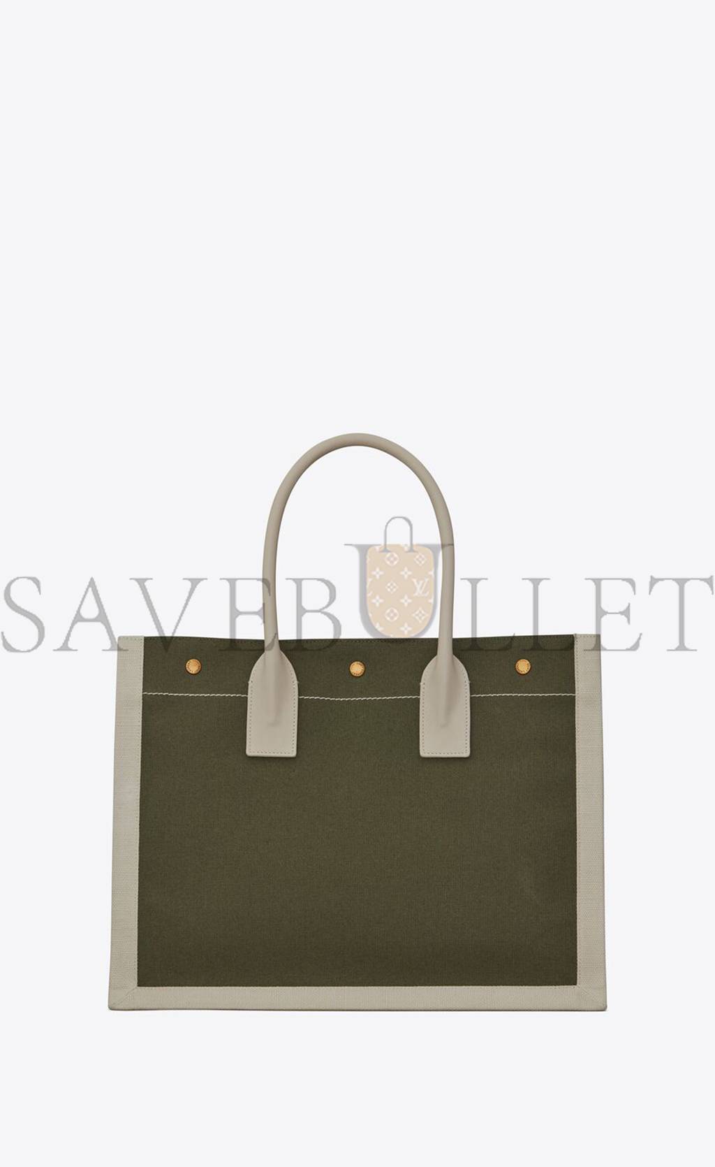 YSL RIVE GAUCHE SMALL TOTE BAG IN LINEN AND LEATHER 617481FAADI3281 (39*31*18cm) YSL RIVE GAUCHE SMALL TOTE BAG IN LINEN AND LEATHER 617481FAADI3281 (39*31*18cm)
