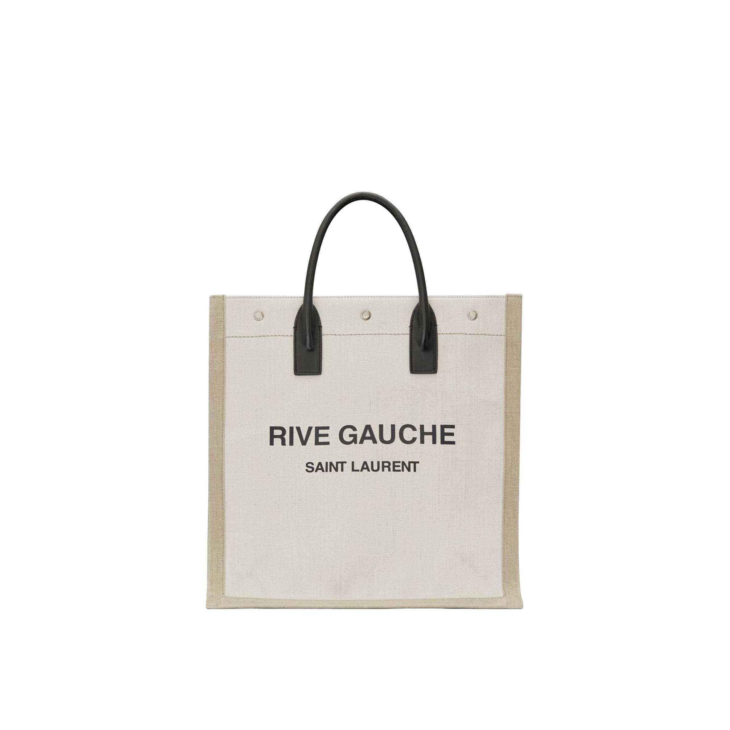 YSL RIVE GAUCHE NS SHOPPING BAG IN LINEN AND COTTON 6316829J52E9280 (39*38*17cm) YSL RIVE GAUCHE NS SHOPPING BAG IN LINEN AND COTTON 6316829J52E9280 (39*38*17cm)