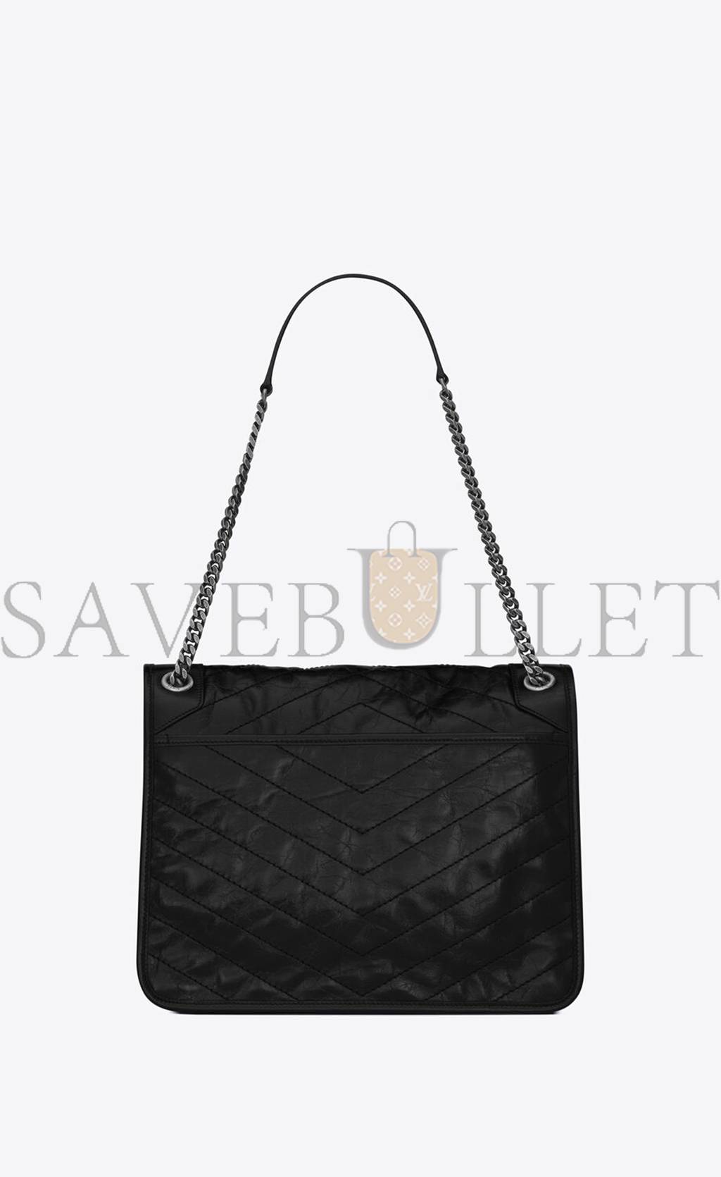 YSL NIKI LARGE IN CRINKLED VINTAGE LEATHER 6331570EN041000 (32*23*9cm) YSL NIKI LARGE IN CRINKLED VINTAGE LEATHER 6331570EN041000 (32*23*9cm)