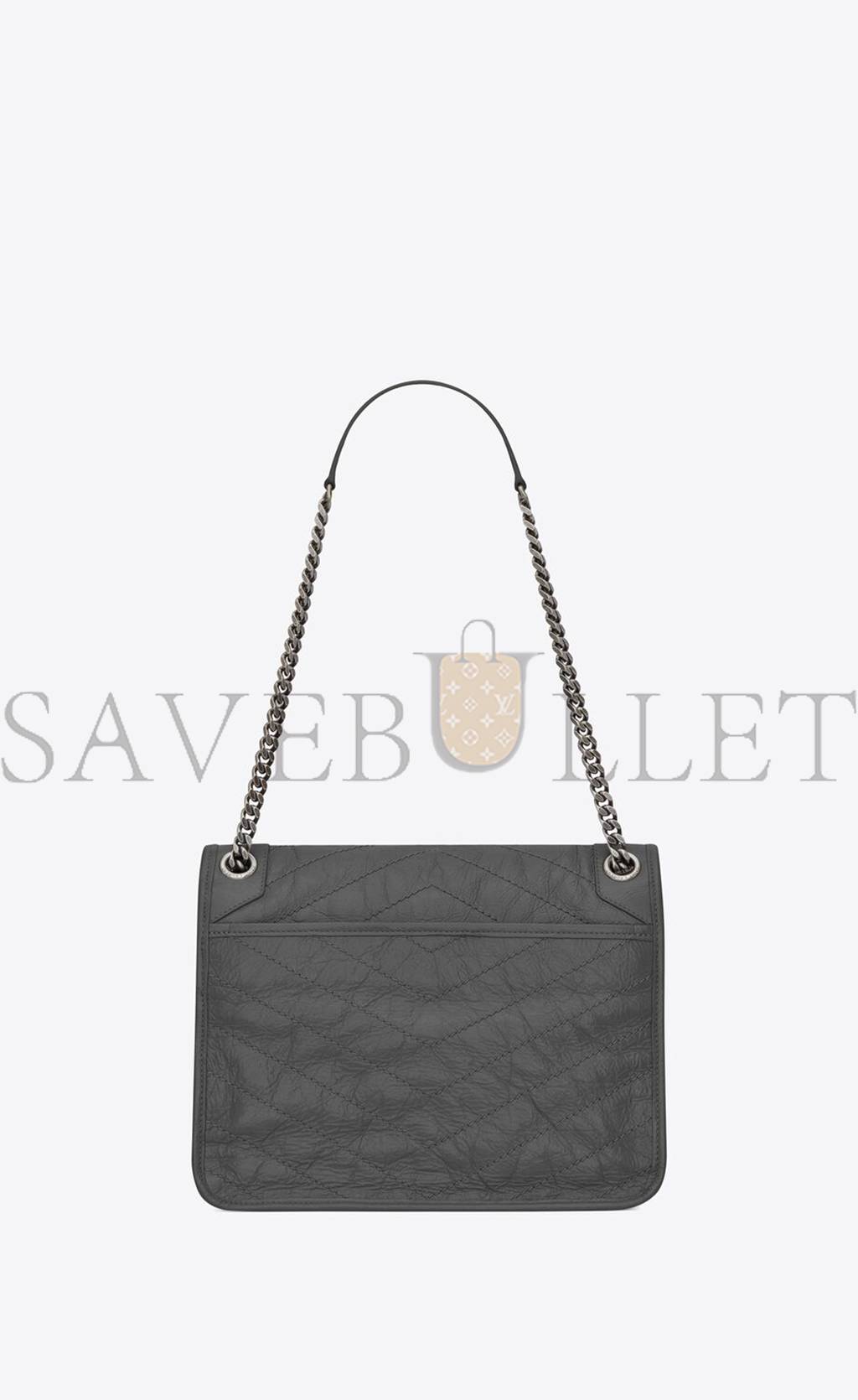 YSL NIKI MEDIUM CHAIN BAG IN CRINKLED VINTAGE LEATHER 6331580EN041112 (28*20*8.5cm) YSL NIKI MEDIUM CHAIN BAG IN CRINKLED VINTAGE LEATHER 6331580EN041112 (28*20*8.5cm)