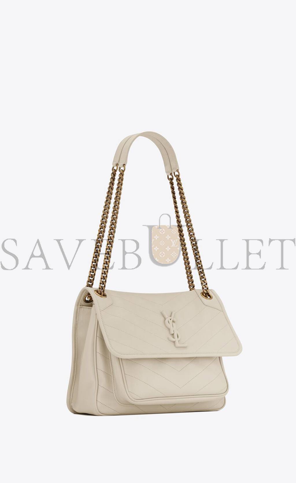 YSL NIKI MEDIUM CHAIN BAG IN RAFFIA AND LEATHER 6331581EL079207(28*20*8.5cm) YSL NIKI MEDIUM CHAIN BAG IN RAFFIA AND LEATHER 6331581EL079207(28*20*8.5cm)