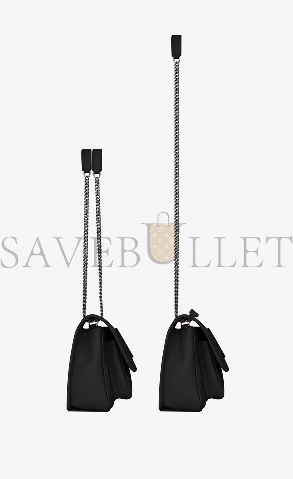 YSL NIKI BABY CHAIN BAG IN CRINKLED VINTAGE LEATHER 6331600EN041000 (21*16*7.5cm) YSL NIKI BABY CHAIN BAG IN CRINKLED VINTAGE LEATHER 6331600EN041000 (21*16*7.5cm)