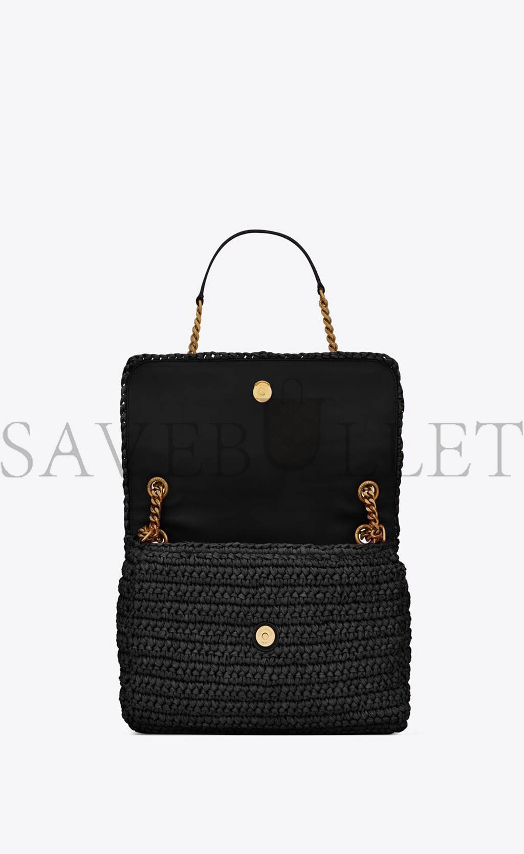 YSL NIKI MEDIUM CHAIN BAG IN RAFFIA AND LEATHER 633187GG66W1000 (28*20*8.5cm) YSL NIKI MEDIUM CHAIN BAG IN RAFFIA AND LEATHER 633187GG66W1000 (28*20*8.5cm)