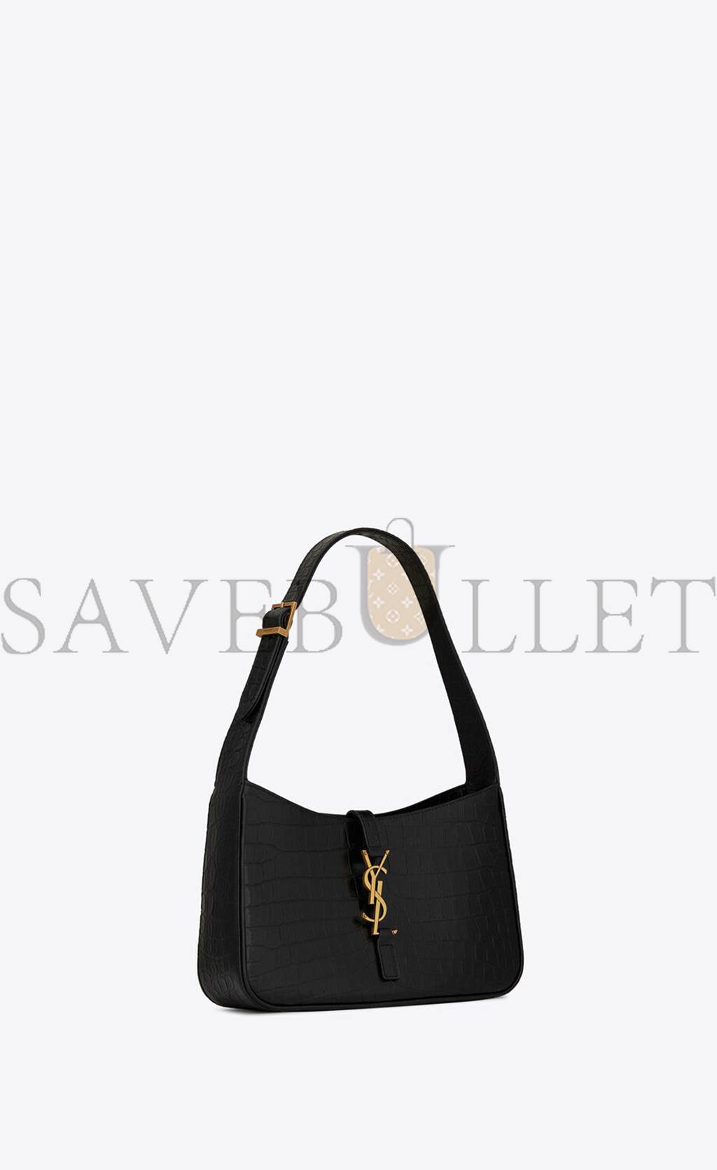 YSL LE 5 A 7 IN CROCODILE-EMBOSSED SHINY LEATHER 657228DZESW1062 (23*16*6.5cm) YSL LE 5 A 7 IN CROCODILE-EMBOSSED SHINY LEATHER 657228DZESW1062 (23*16*6.5cm)