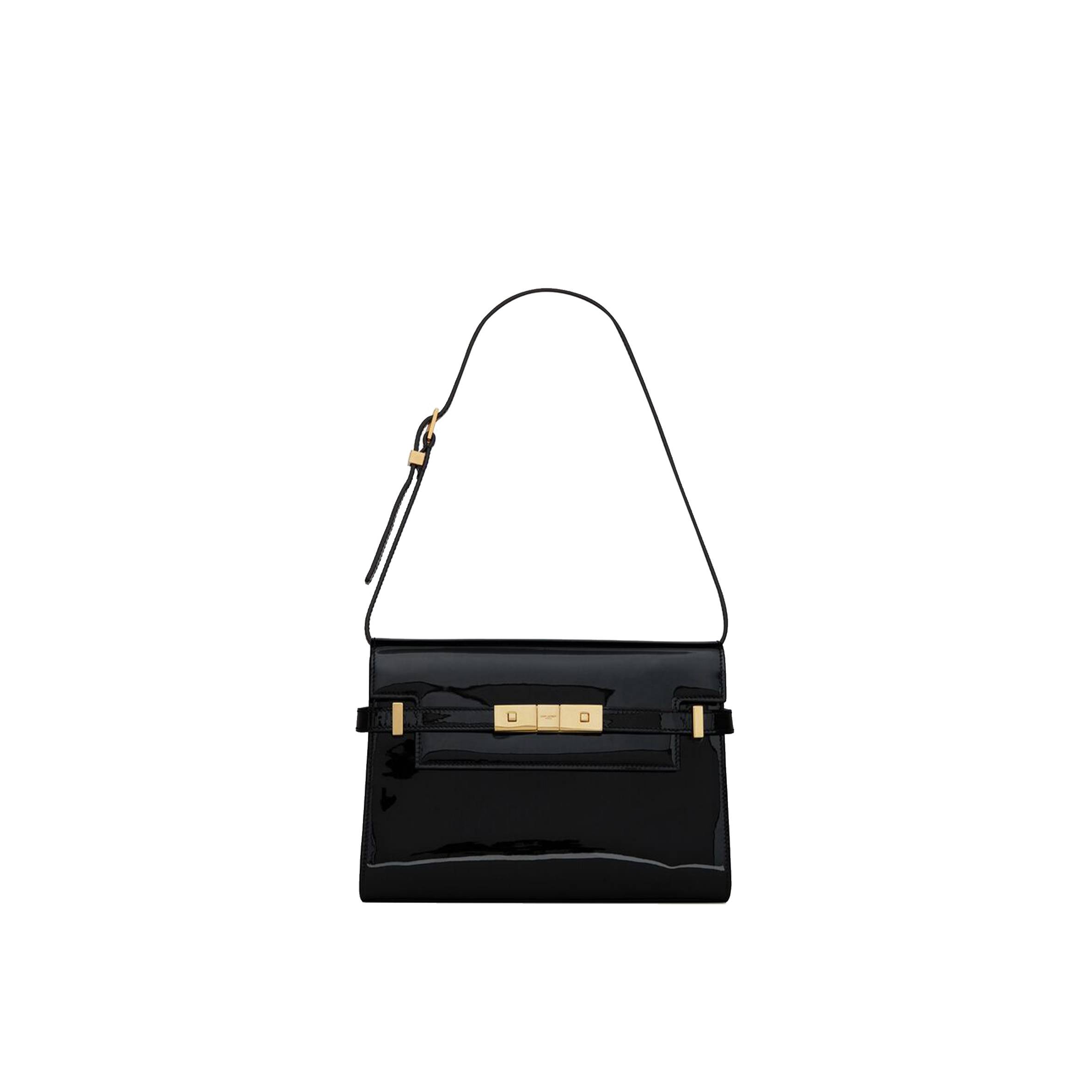 YSL MANHATTAN SMALL SHOULDER BAG IN PATENT LEATHER 675626B870J1000 (24*17.5*6cm) YSL MANHATTAN SMALL SHOULDER BAG IN PATENT LEATHER 675626B870J1000 (24*17.5*6cm)