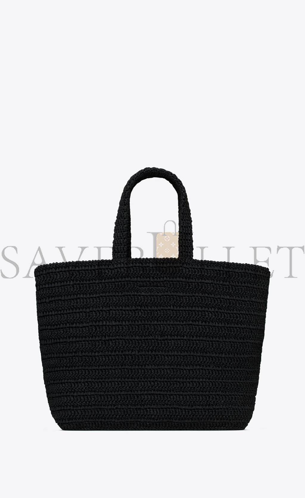 YSL RIVE GAUCHE SUPPLE IN RAFFIA CROCHET 688864GAAA11031 (38*35*14.5cm) YSL RIVE GAUCHE SUPPLE IN RAFFIA CROCHET 688864GAAA11031 (38*35*14.5cm)