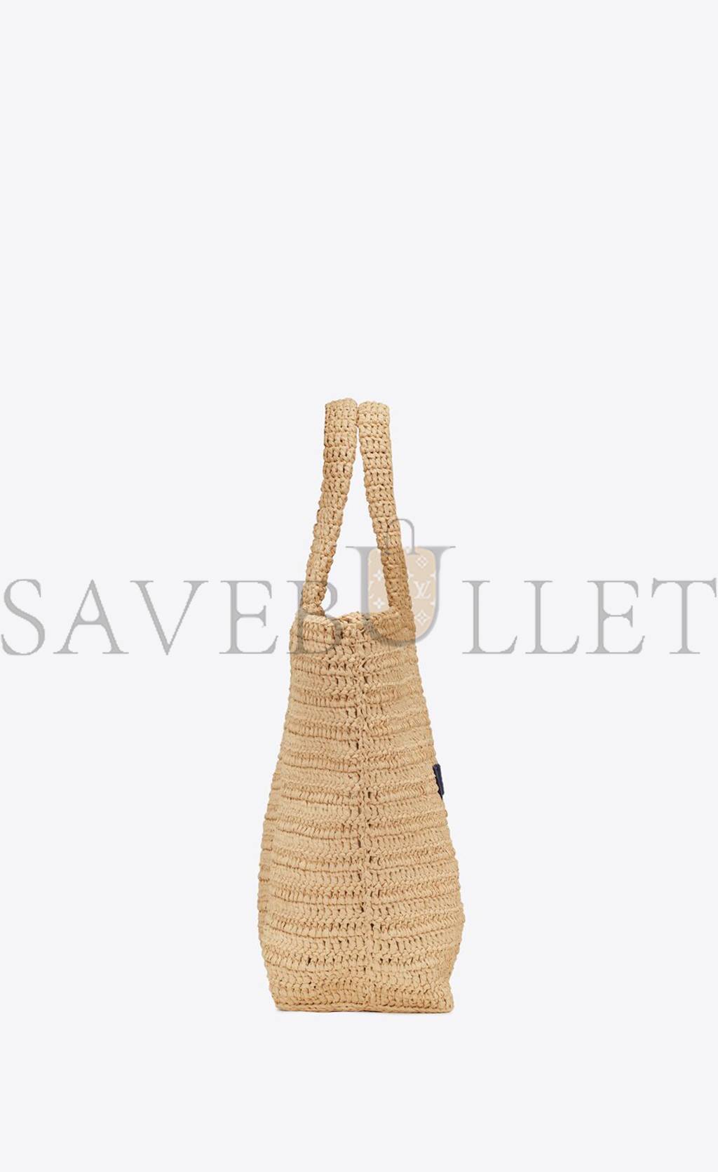 YSL RIVE GAUCHE SUPPLE TOTE BAG IN RAFFIA CROCHET 688864GAAA12086 (38*35*14.5cm) YSL RIVE GAUCHE SUPPLE TOTE BAG IN RAFFIA CROCHET 688864GAAA12086 (38*35*14.5cm)
