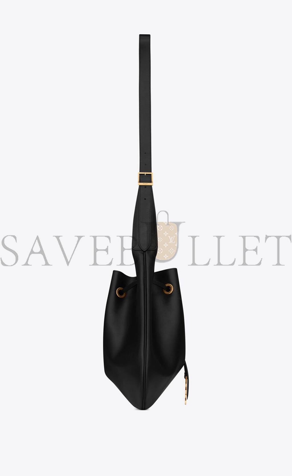 YSL PARIS VII LARGE FLAT HOBO BAG IN SMOOTH LEATHER 697941AAAMD1000 (44*33*2cm) YSL PARIS VII LARGE FLAT HOBO BAG IN SMOOTH LEATHER 697941AAAMD1000 (44*33*2cm)