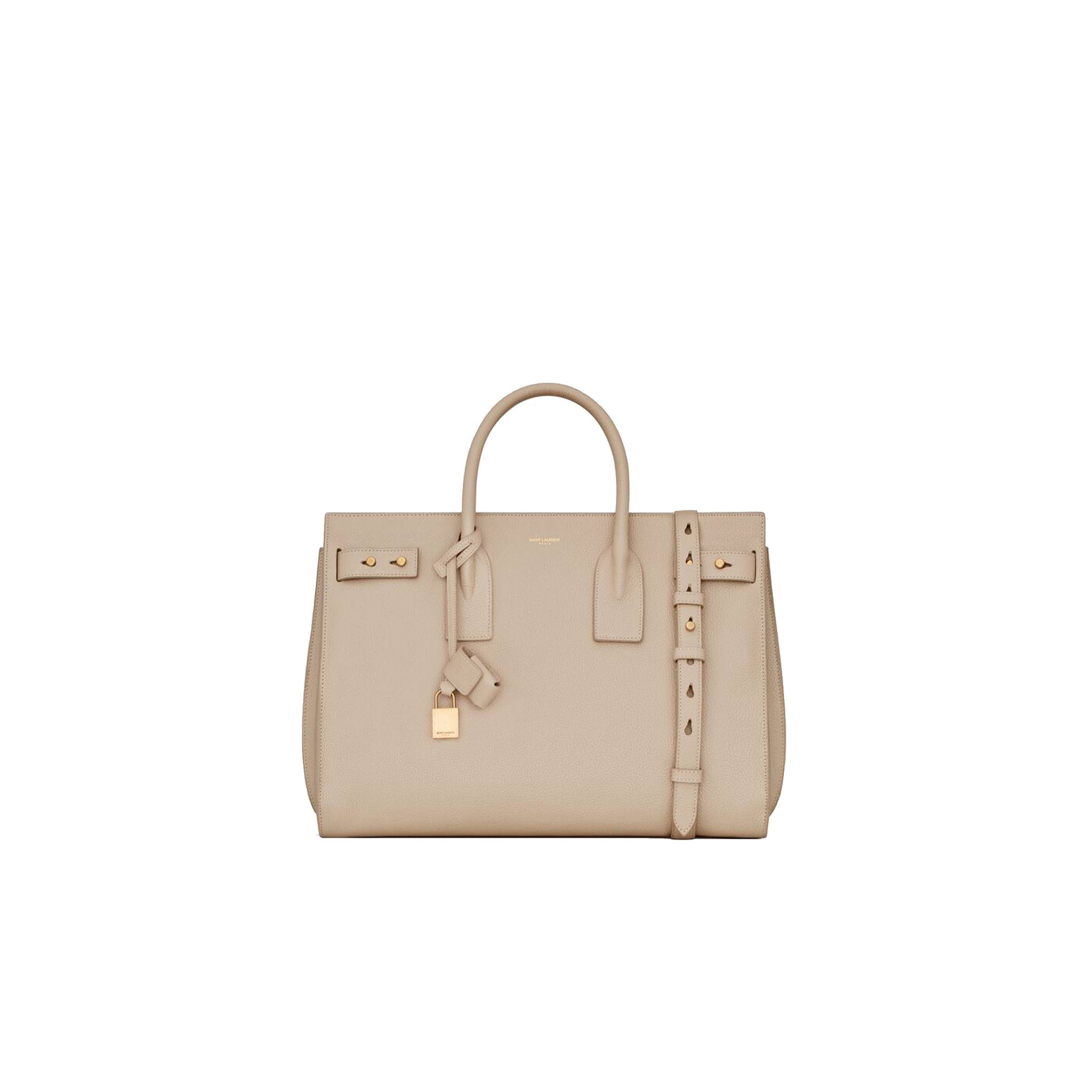 YSL SAC DE JOUR SUPPLE MEDIUM IN GRAINED LEATHER 717446DTI0W9607 (36*27*19.5cm) YSL SAC DE JOUR SUPPLE MEDIUM IN GRAINED LEATHER 717446DTI0W9607 (36*27*19.5cm)