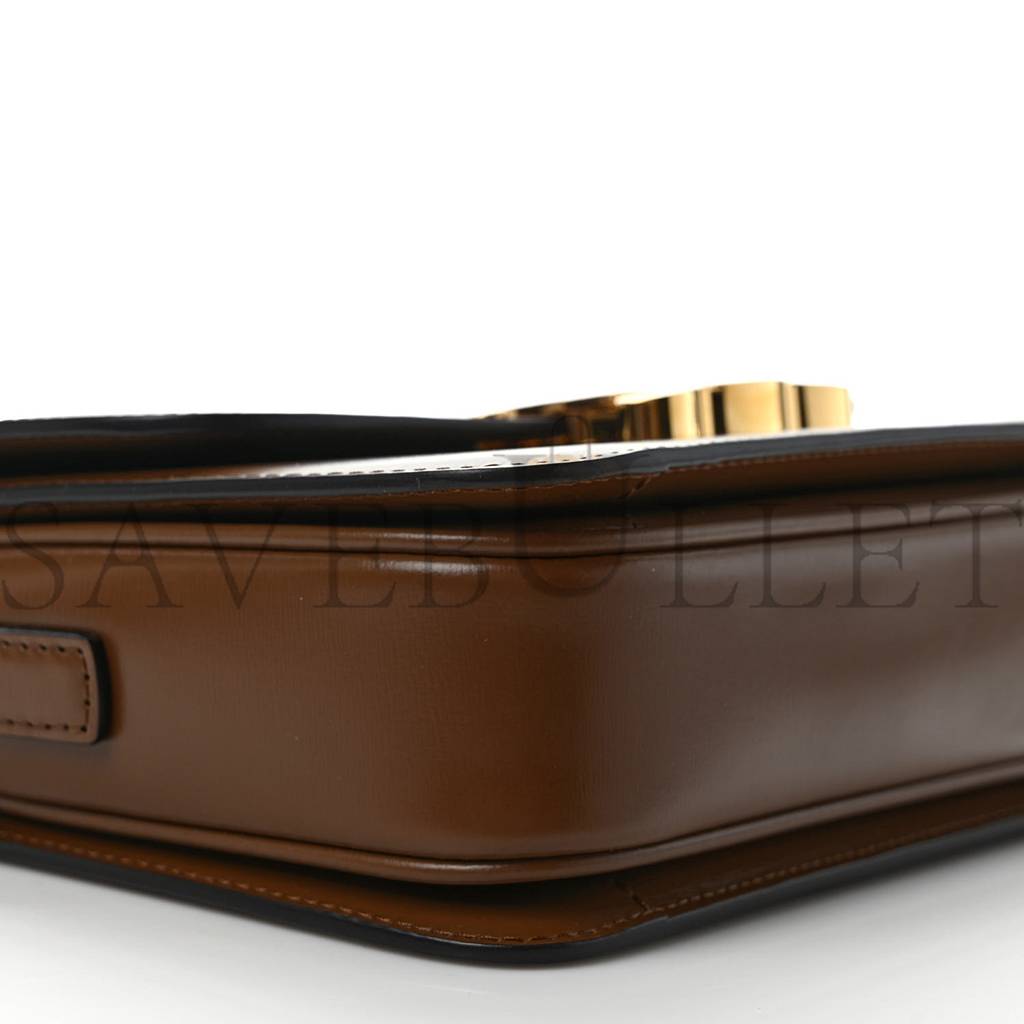 CELINE SHINY CALFSKIN TEEN TRIOMPHE TAN (18*14*6cm) CELINE SHINY CALFSKIN TEEN TRIOMPHE TAN (18*14*6cm)