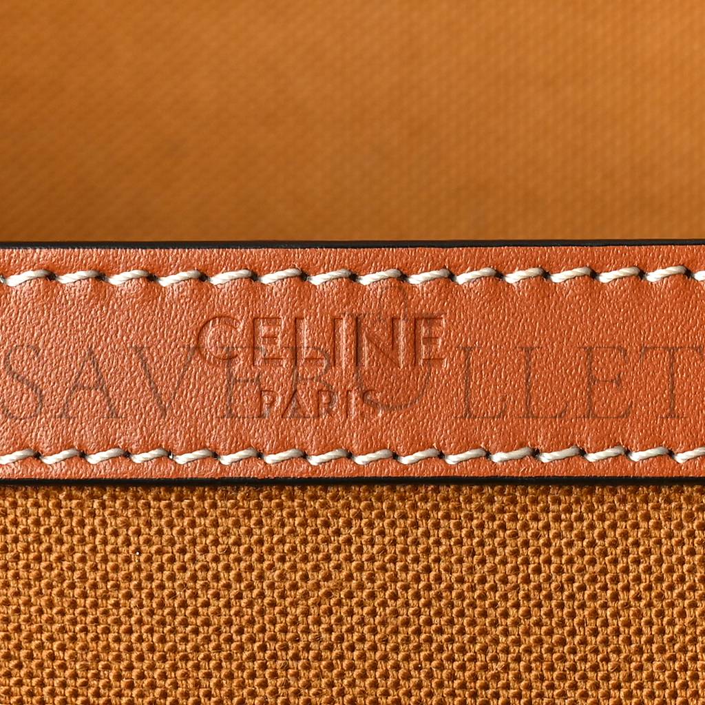 CELINE TRIOMPHE CANVAS MEDIUM CABAS BAG TAN (31*30*18cm) CELINE TRIOMPHE CANVAS MEDIUM CABAS BAG TAN (31*30*18cm)