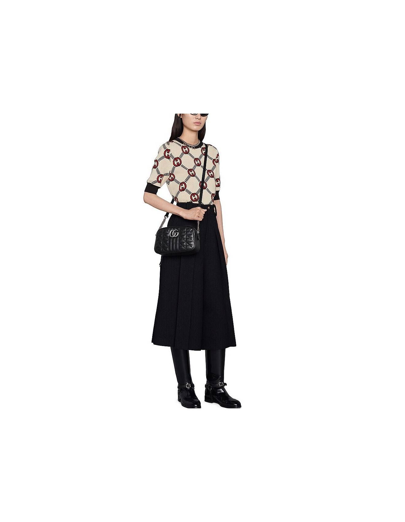 GUCCI GG MARMONT SMALL SHOULDER BAG 447632 (24*13*7cm) GUCCI GG MARMONT SMALL SHOULDER BAG 447632 (24*13*7cm)