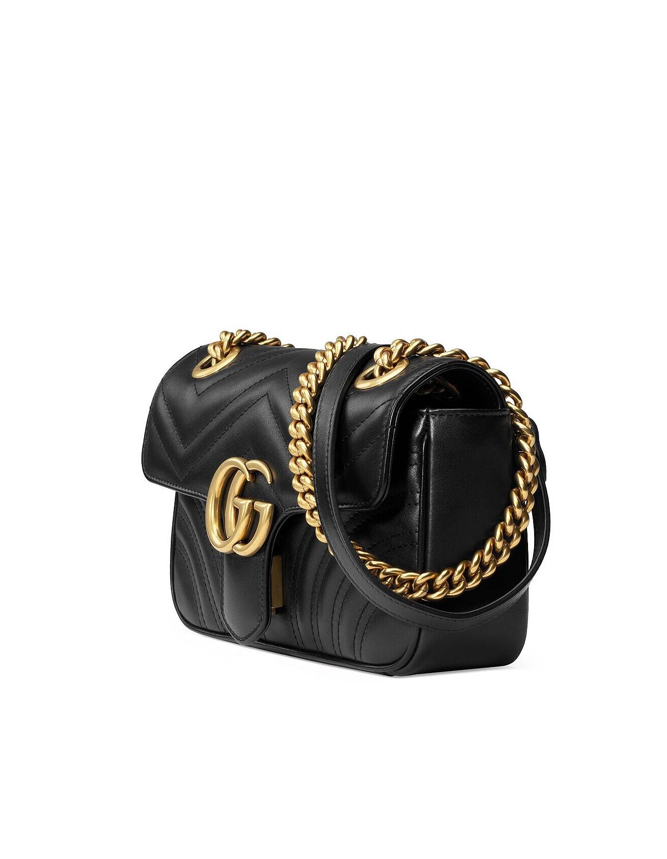 GUCCI GG MARMONT MATELASSÉ MINI BAG 446744 (23*14*6cm) GUCCI GG MARMONT MATELASSÉ MINI BAG 446744 (23*14*6cm)