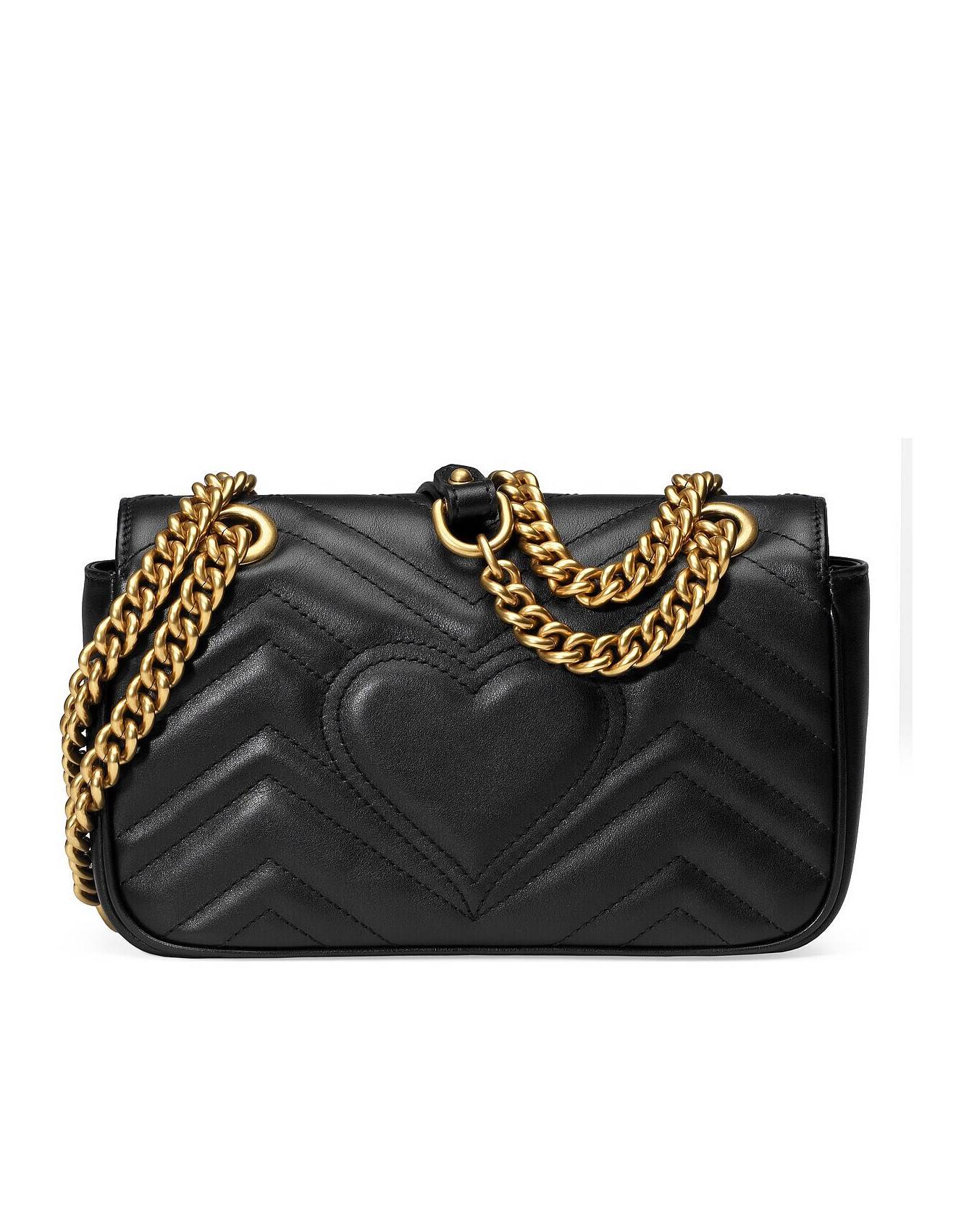 GUCCI GG MARMONT MATELASSÉ MINI BAG 446744 (23*14*6cm) GUCCI GG MARMONT MATELASSÉ MINI BAG 446744 (23*14*6cm)