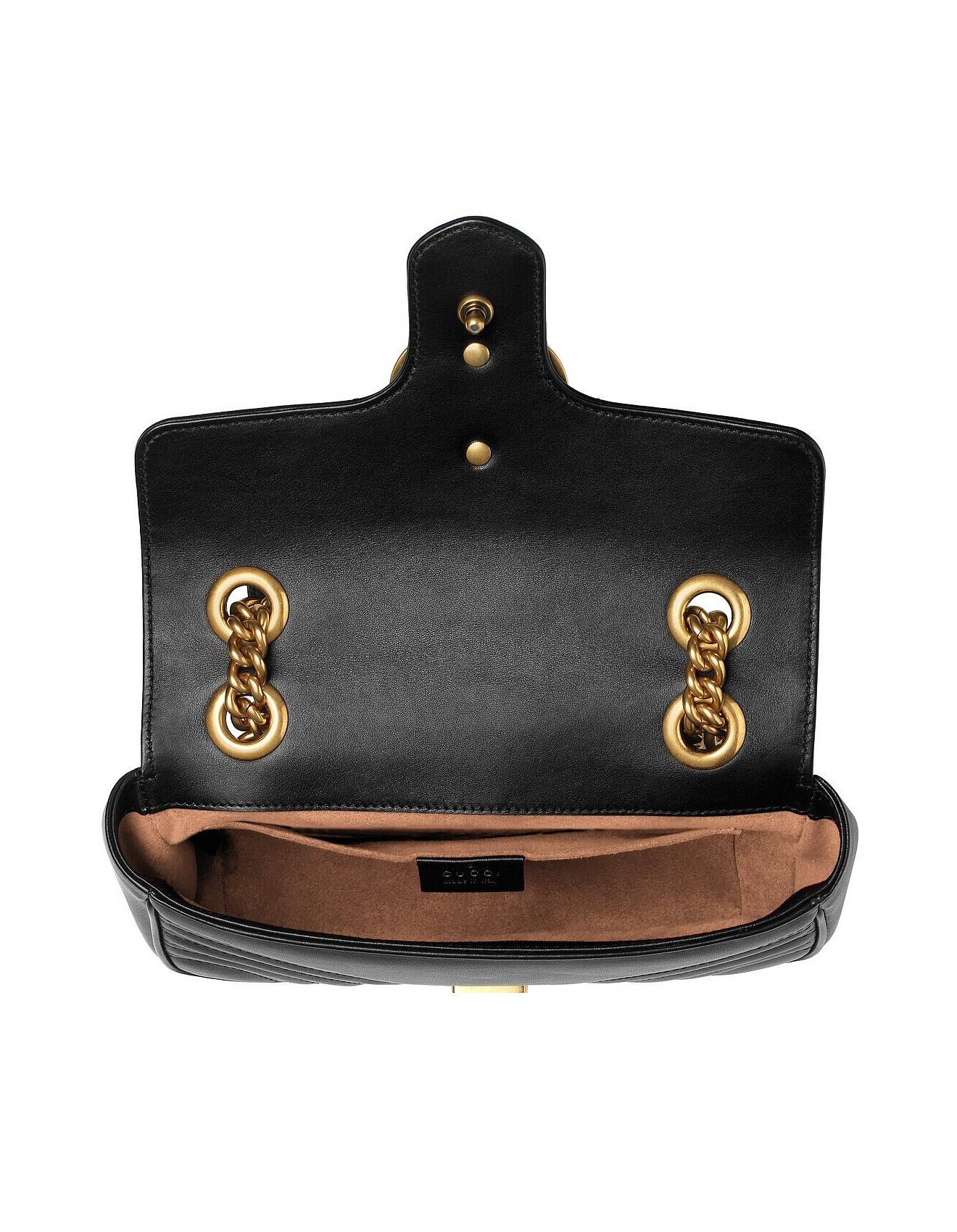 GUCCI GG MARMONT MATELASSÉ MINI BAG 446744 (23*14*6cm) GUCCI GG MARMONT MATELASSÉ MINI BAG 446744 (23*14*6cm)