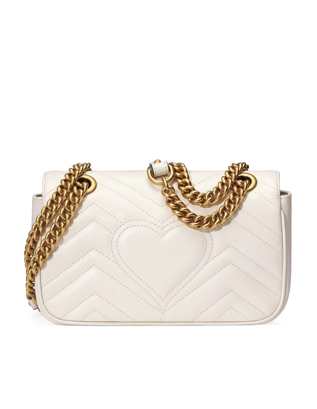 GUCCI GG MARMONT MATELASSÉ MINI BAG 446744 (23*14*6cm) GUCCI GG MARMONT MATELASSÉ MINI BAG 446744 (23*14*6cm)