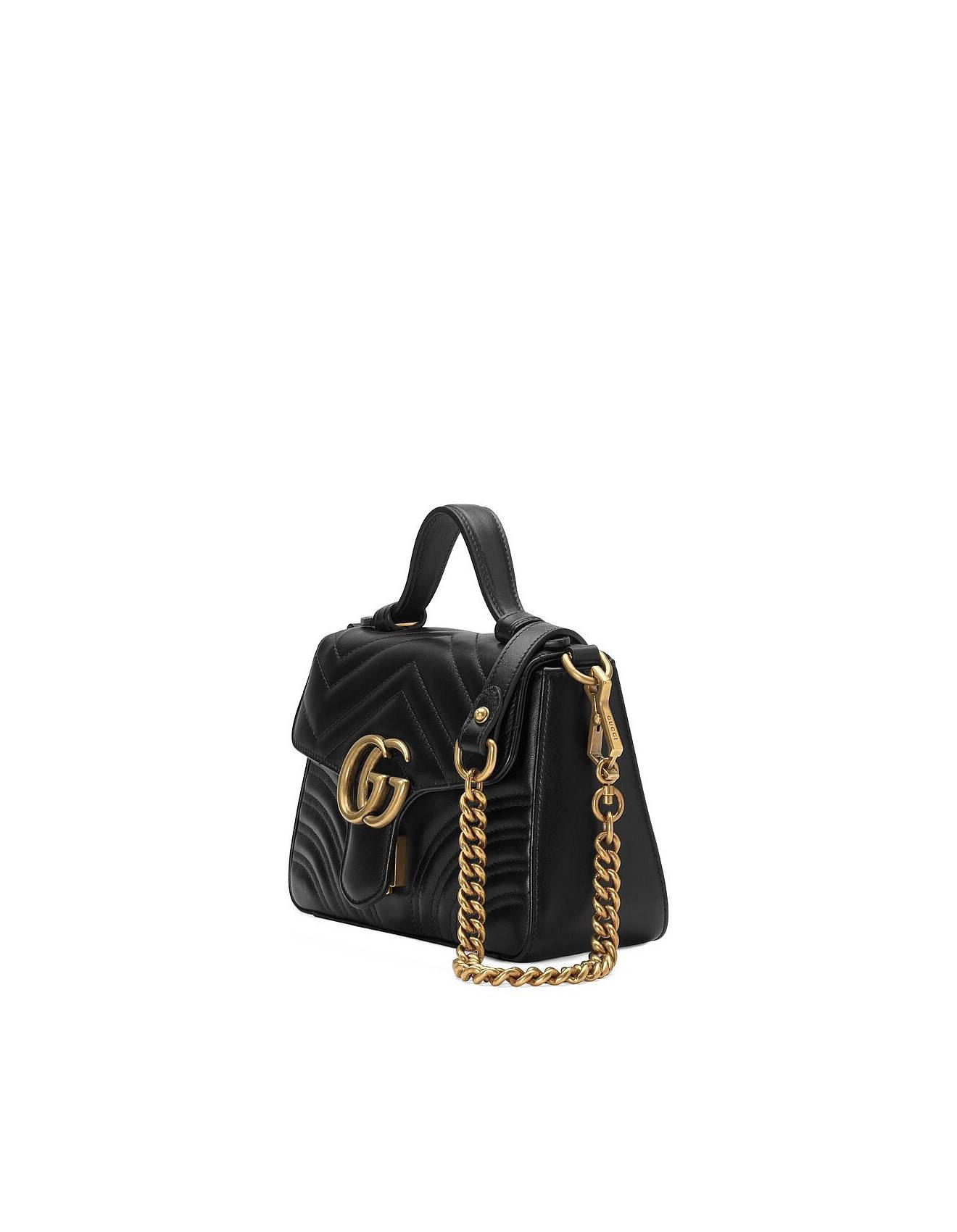 GUCCI GG MARMONT MINI TOP HANDLE BAG (21*15.5*8cm) GUCCI GG MARMONT MINI TOP HANDLE BAG (21*15.5*8cm)