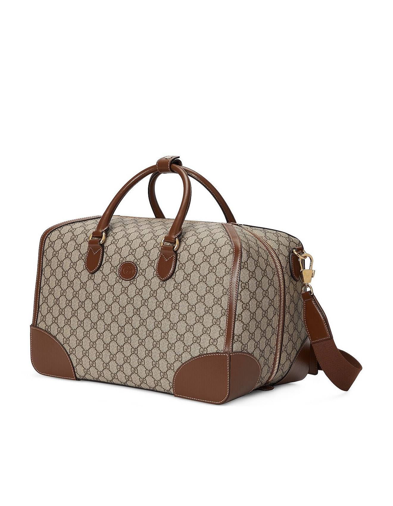 GUCCI DUFFLE BAG WITH INTERLOCKING G 696015 (42*26*24cm) GUCCI DUFFLE BAG WITH INTERLOCKING G 696015 (42*26*24cm)