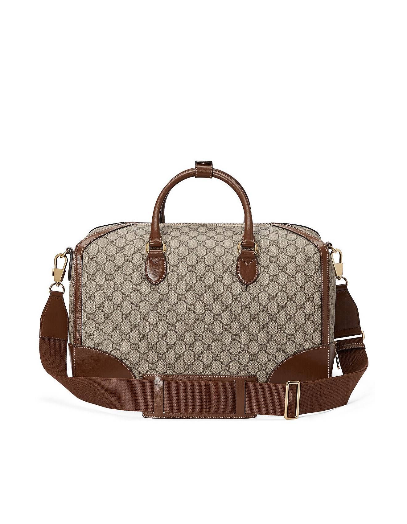 GUCCI DUFFLE BAG WITH INTERLOCKING G 696015 (42*26*24cm) GUCCI DUFFLE BAG WITH INTERLOCKING G 696015 (42*26*24cm)