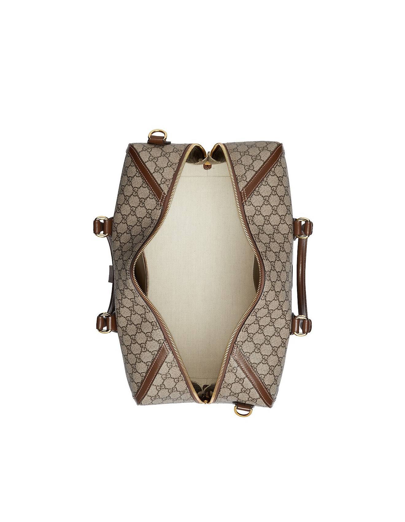 GUCCI DUFFLE BAG WITH INTERLOCKING G 696015 (42*26*24cm) GUCCI DUFFLE BAG WITH INTERLOCKING G 696015 (42*26*24cm)