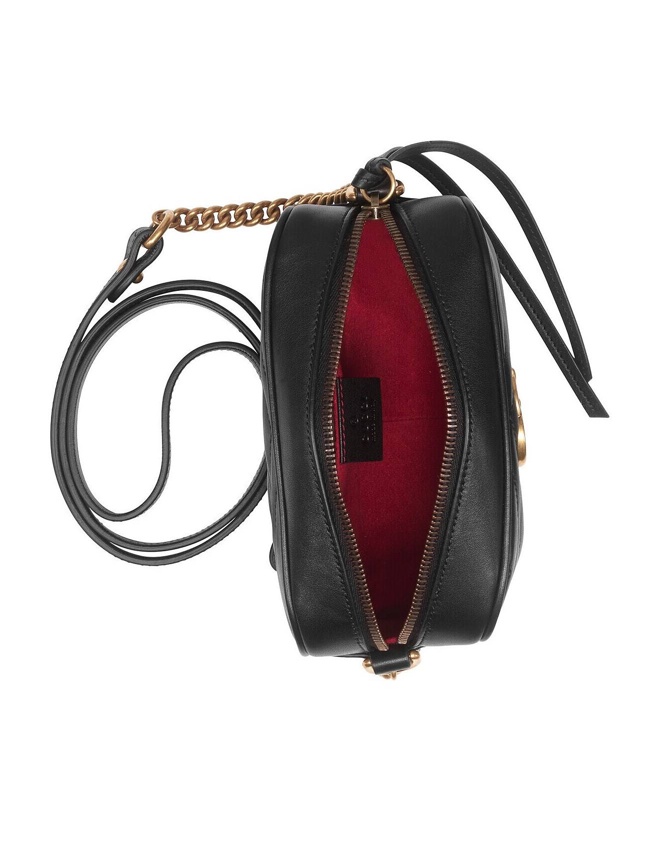 GUCCI GG MARMONT MATELASSÉ MINI BAG 448065 (18*12*6cm) GUCCI GG MARMONT MATELASSÉ MINI BAG 448065 (18*12*6cm)