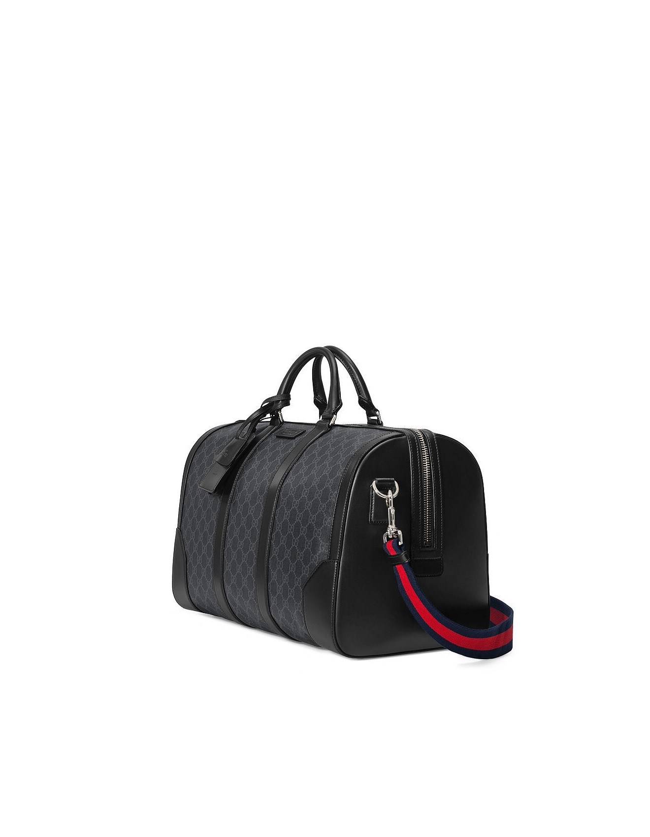 GUCCI GG BLACK CARRY-ON DUFFLE 474131 (44*29*25cm) GUCCI GG BLACK CARRY-ON DUFFLE 474131 (44*29*25cm)