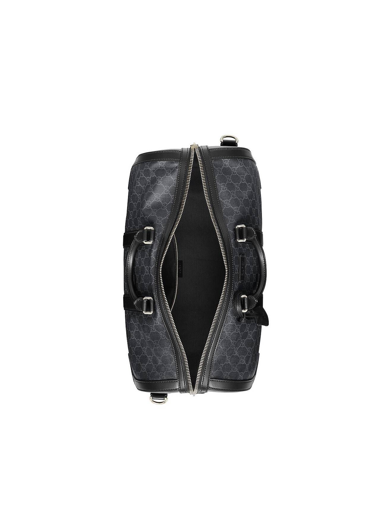 GUCCI GG BLACK CARRY-ON DUFFLE 474131 (44*29*25cm) GUCCI GG BLACK CARRY-ON DUFFLE 474131 (44*29*25cm)