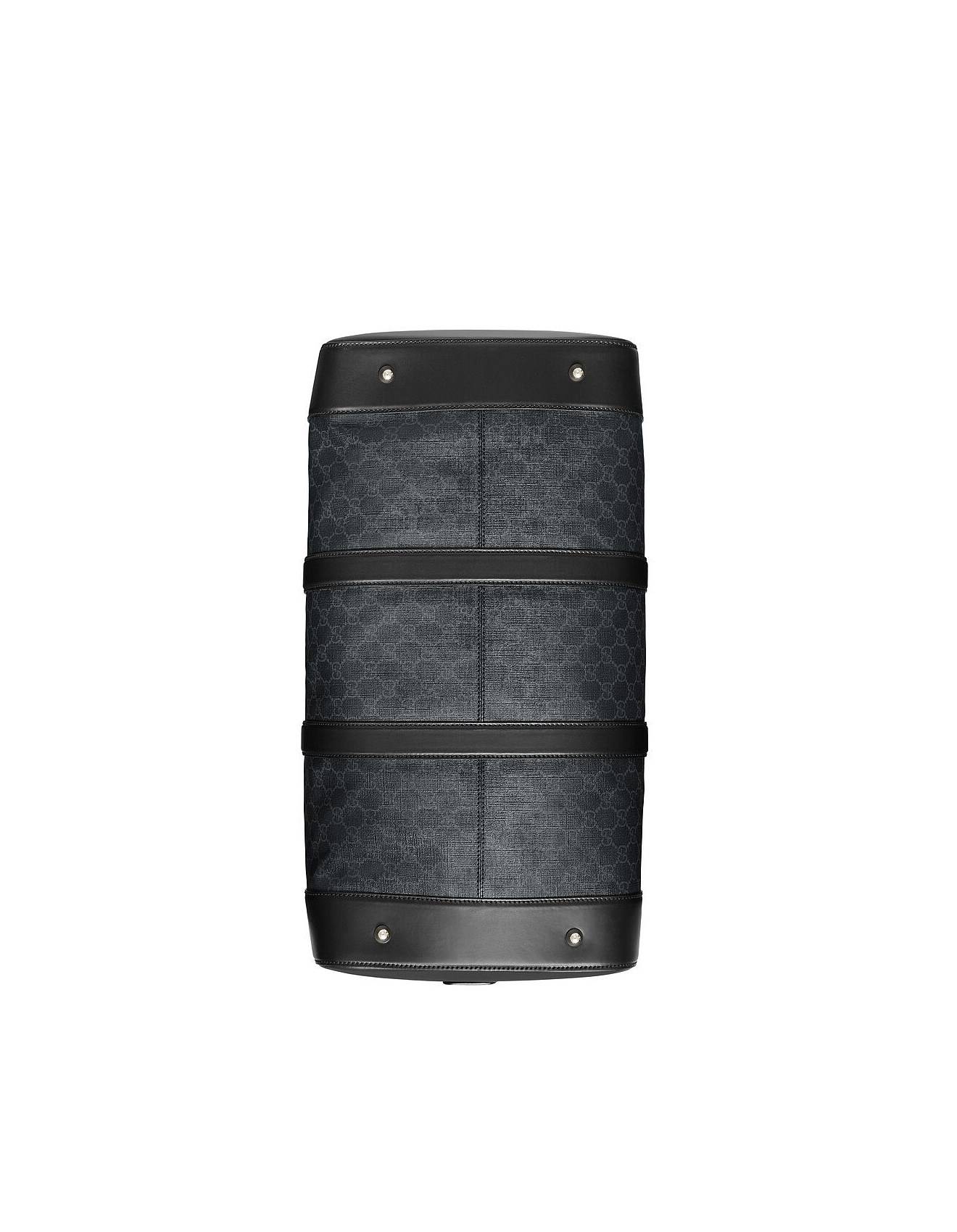 GUCCI GG BLACK CARRY-ON DUFFLE 474131 (44*29*25cm) GUCCI GG BLACK CARRY-ON DUFFLE 474131 (44*29*25cm)