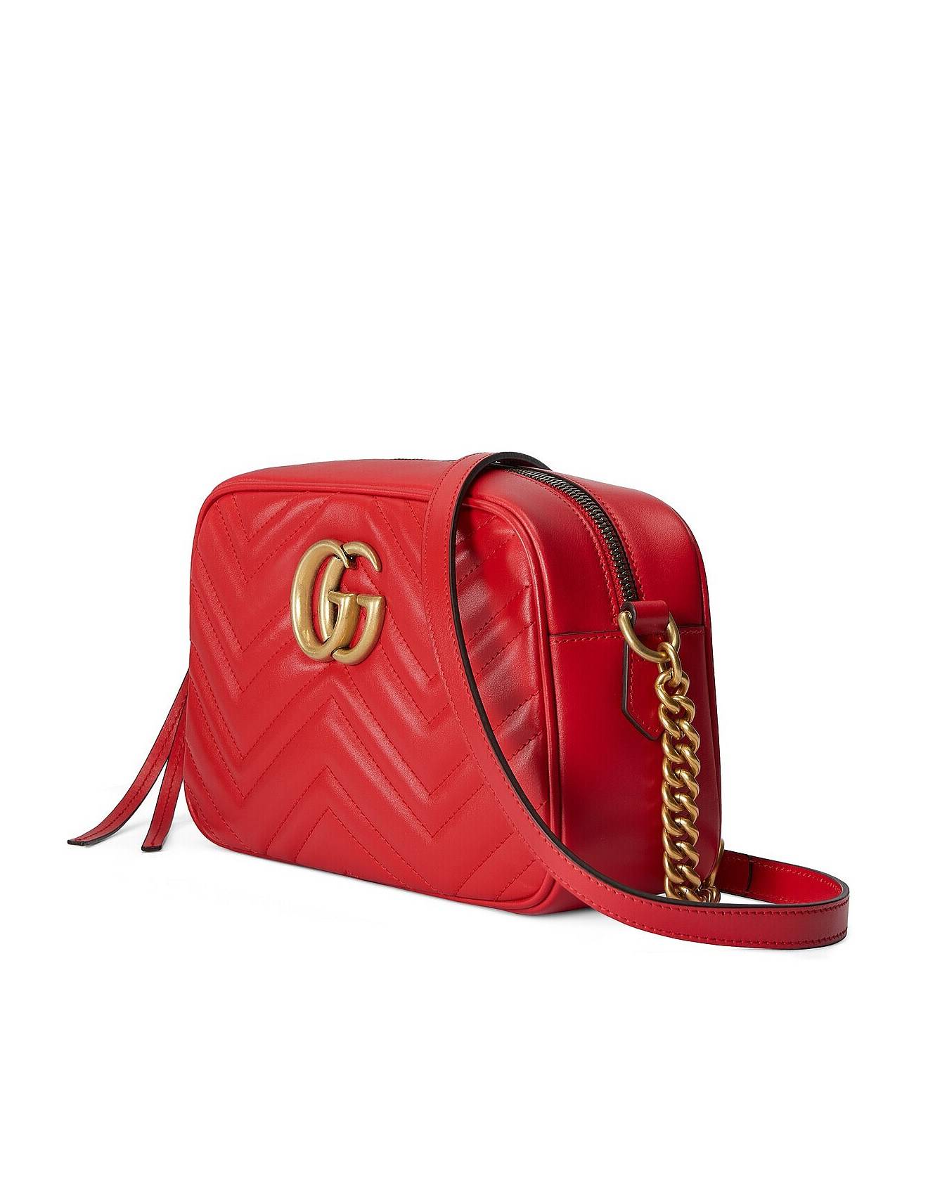 GUCCI GG MARMONT MATELASSÉ SMALL SHOULDER BAG 25988499 (24*13*7cm) GUCCI GG MARMONT MATELASSÉ SMALL SHOULDER BAG 25988499 (24*13*7cm)