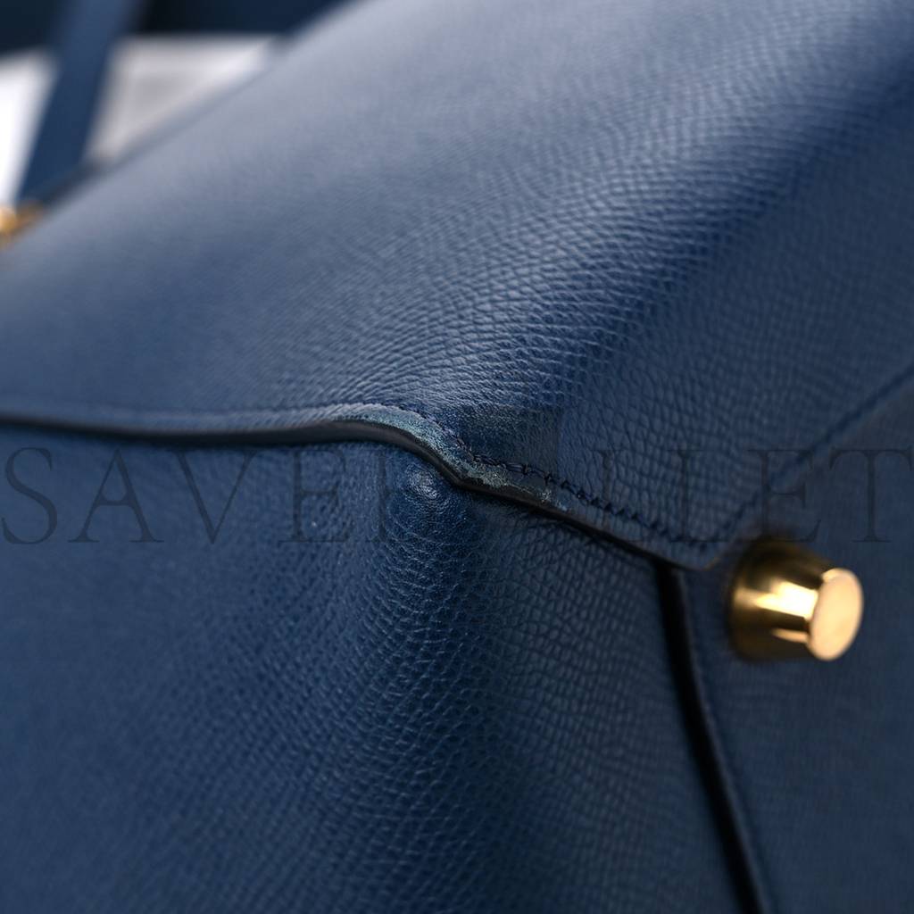 CELINE GRAINED CALFSKIN MINI BELT BAG DEEPSEA (28*23*17cm) CELINE GRAINED CALFSKIN MINI BELT BAG DEEPSEA (28*23*17cm)